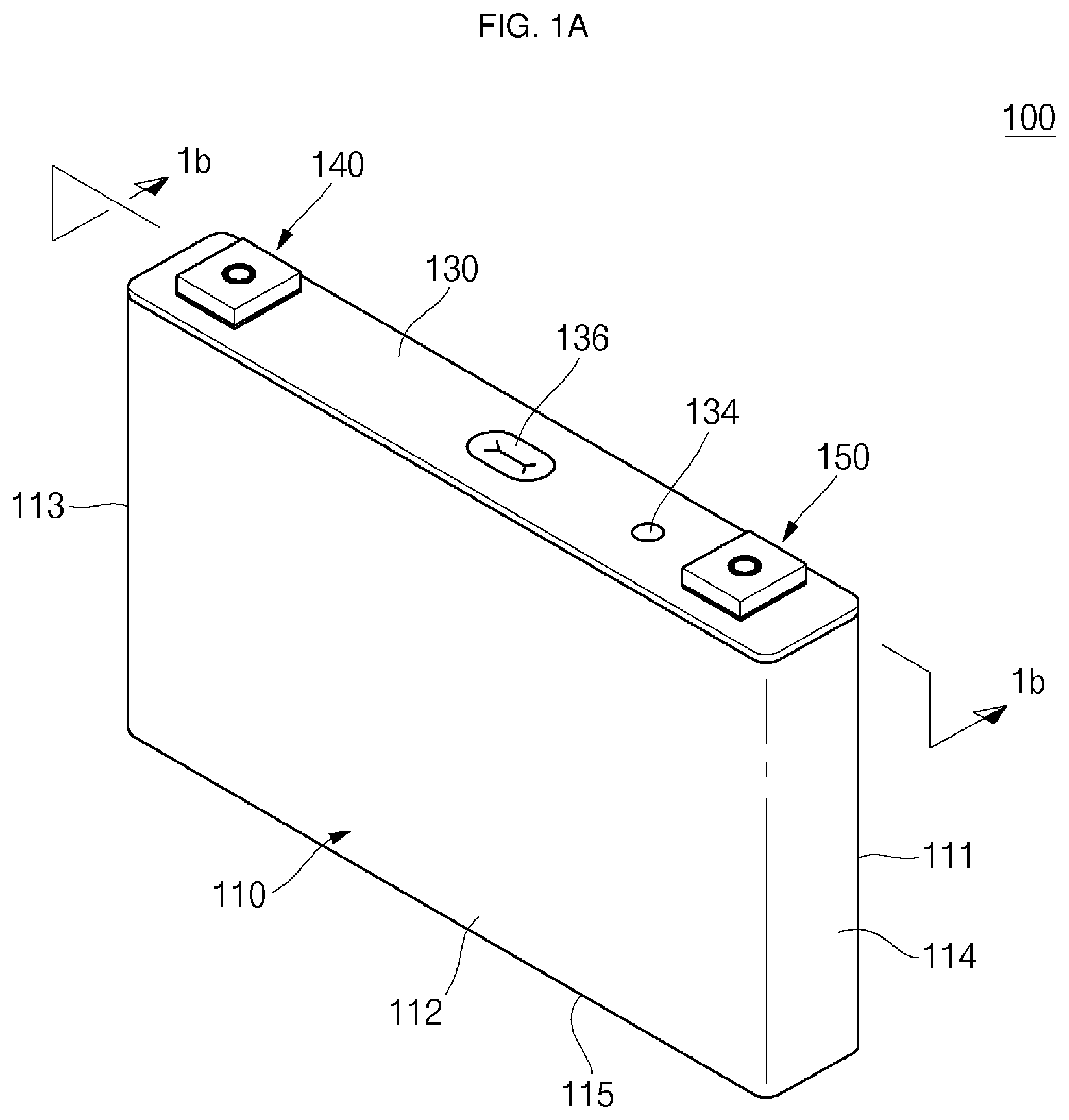 Patent US11777173 Figure 1 – Secondary battery