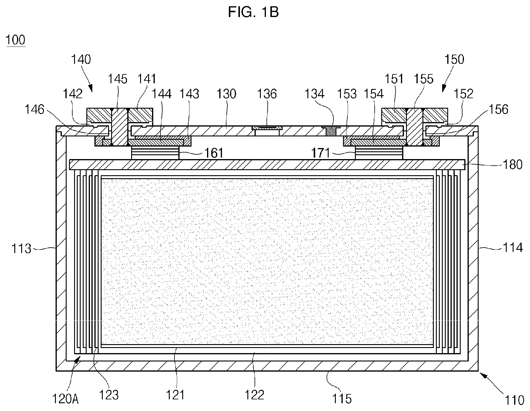 Patent US11777173 Figure 2 – Secondary battery