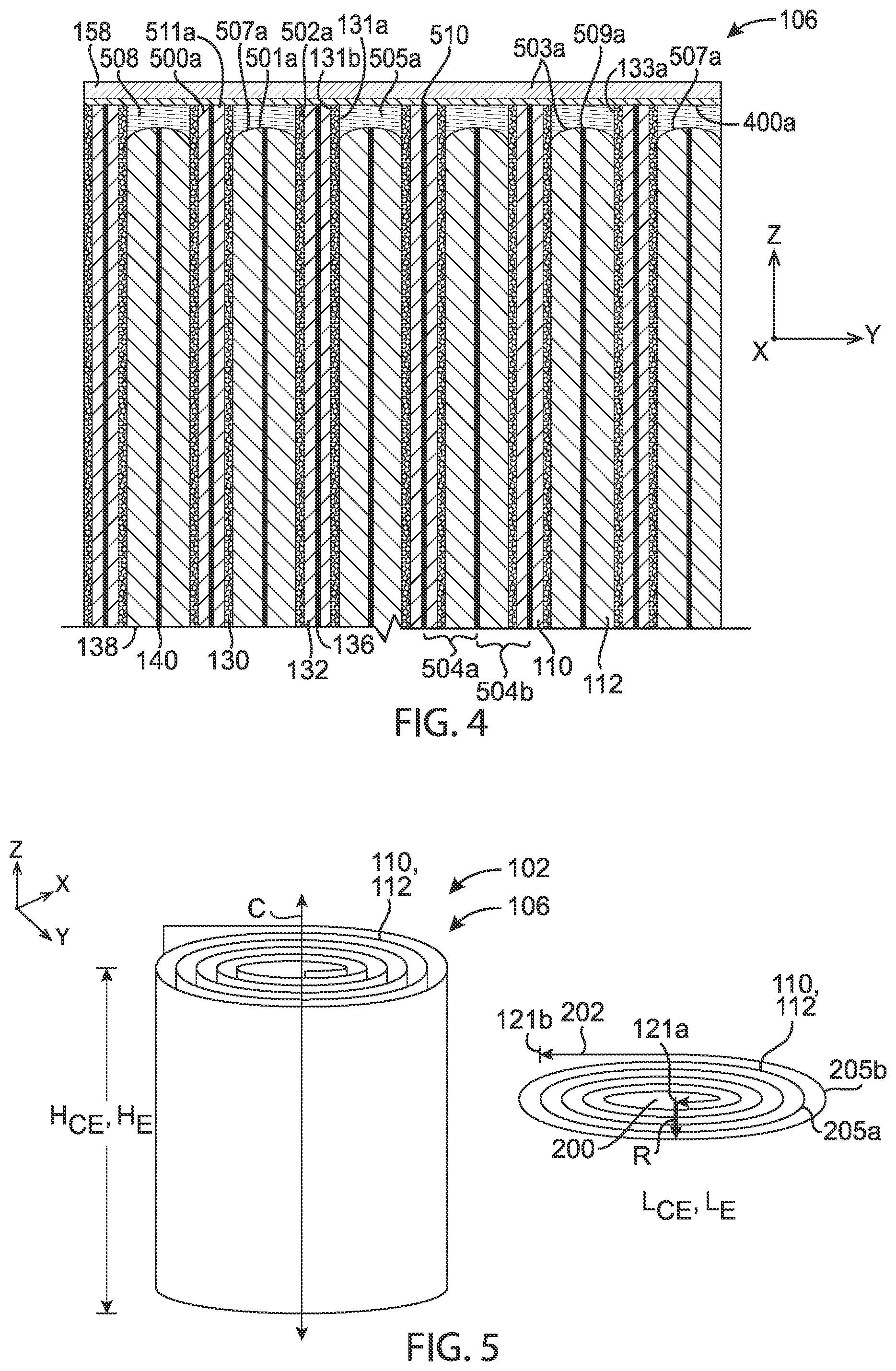 Patent US11777174 Figure 6 – Electrode assembly structure, secondary battery, and methods of manufacture