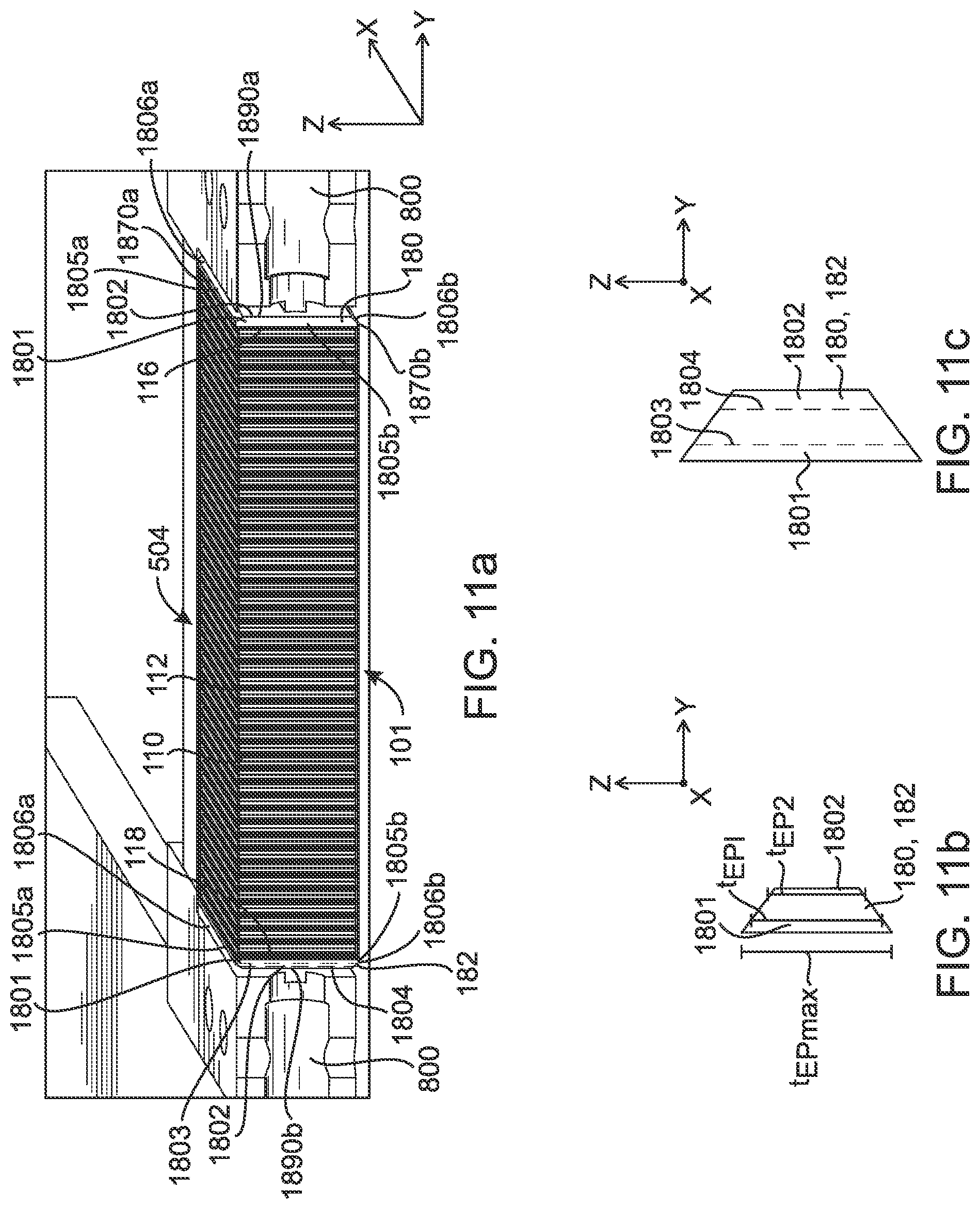 Patent US11777174 Figure 12 – Electrode assembly structure, secondary battery, and methods of manufacture