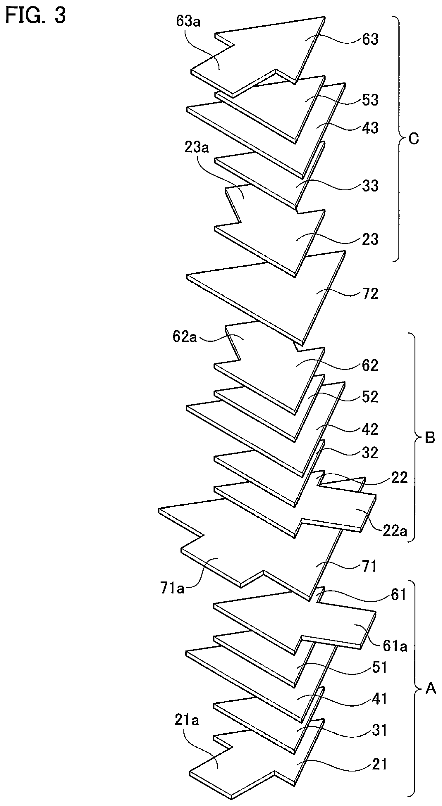 Patent US11777177 Figure 3 – Assembled battery