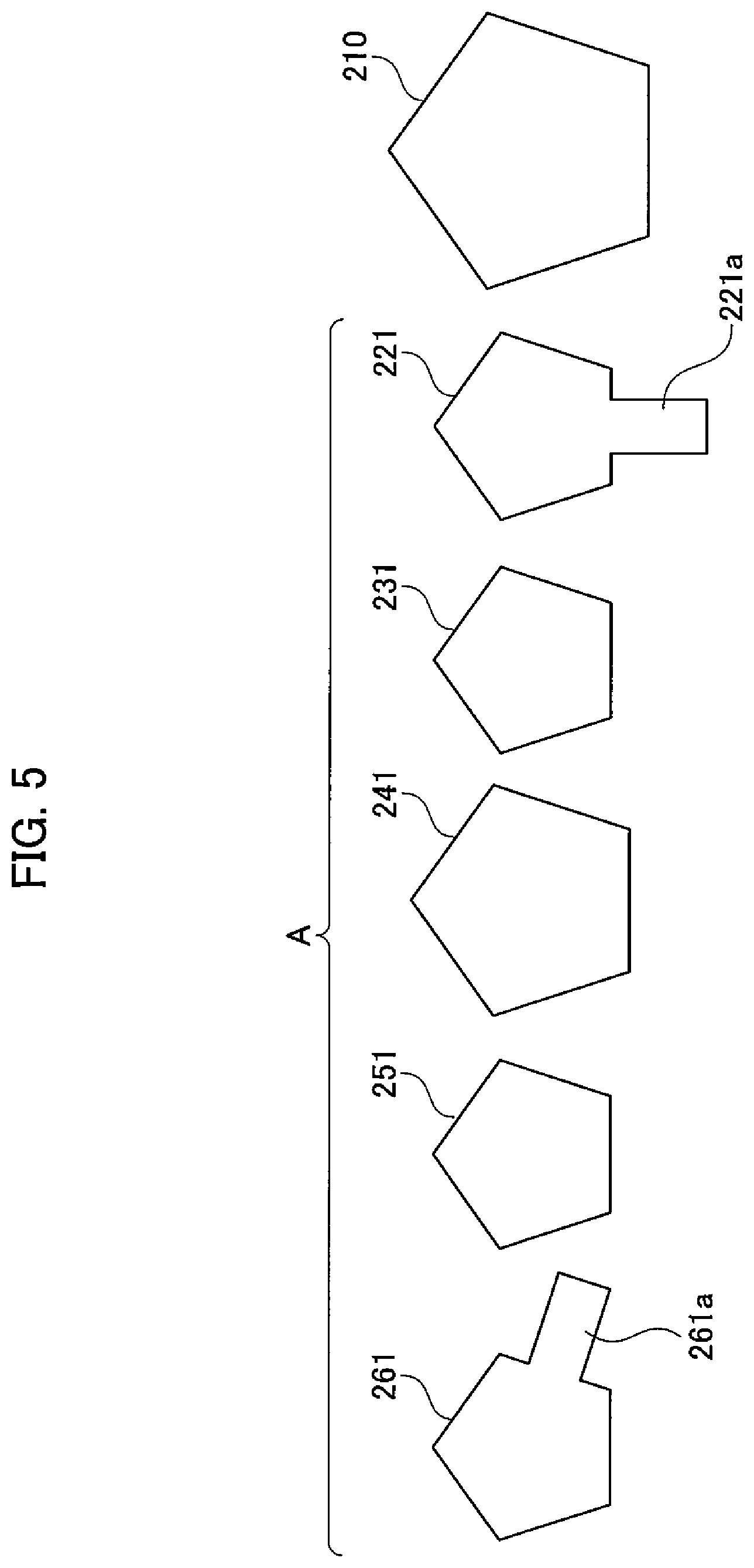 Patent US11777177 Figure 5 – Assembled battery