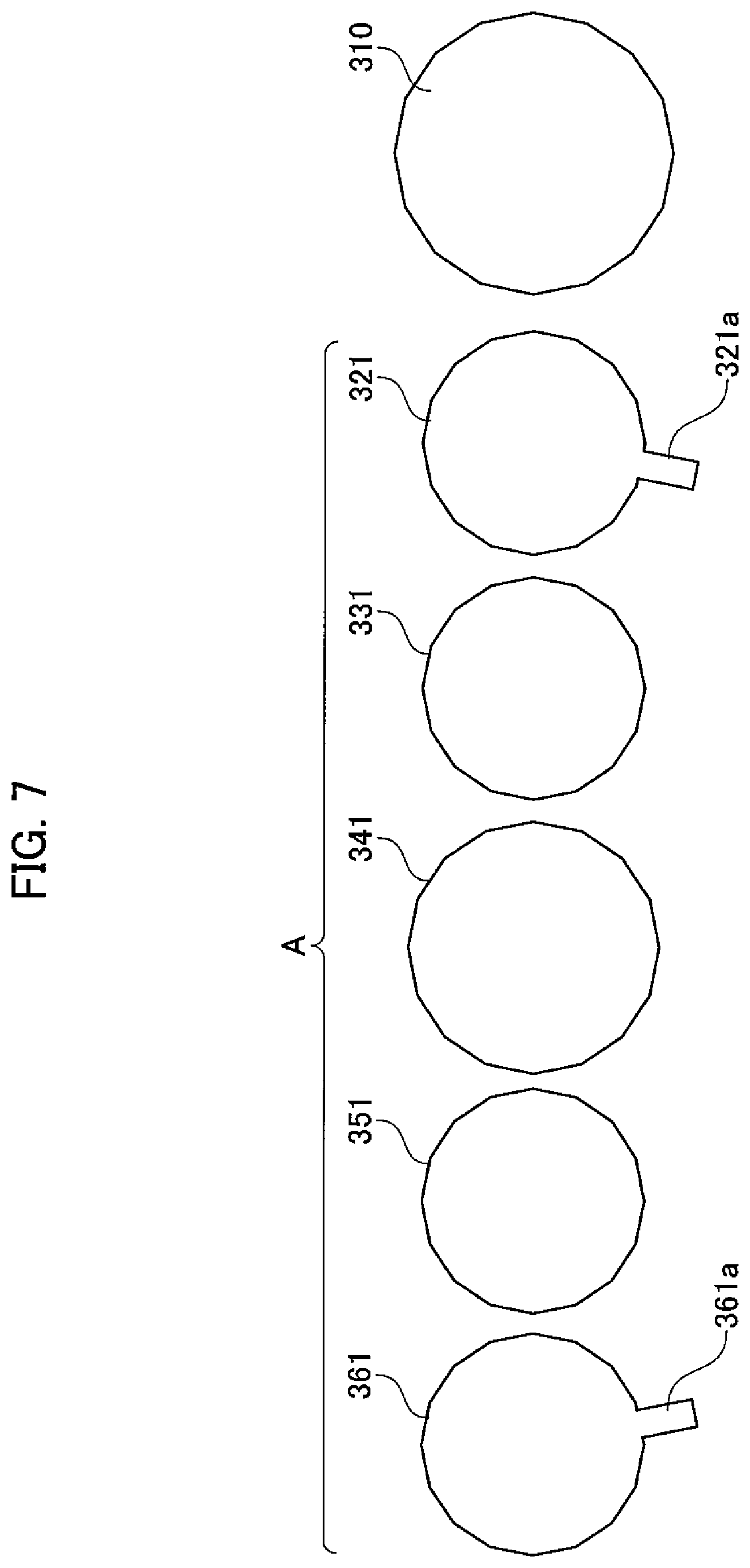 Patent US11777177 Figure 7 – Assembled battery
