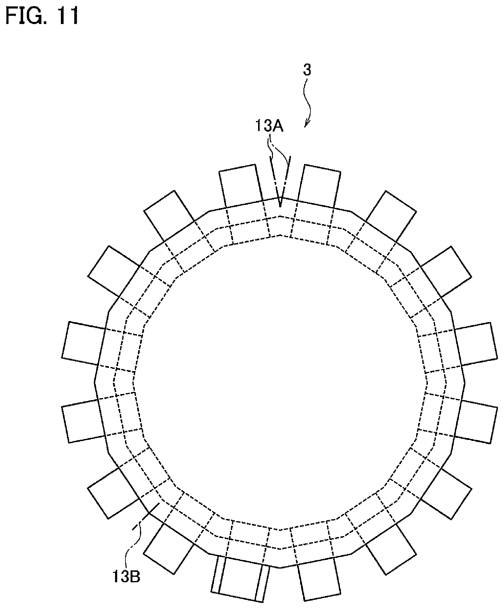 Patent US11777177 Figure 11 – Assembled battery
