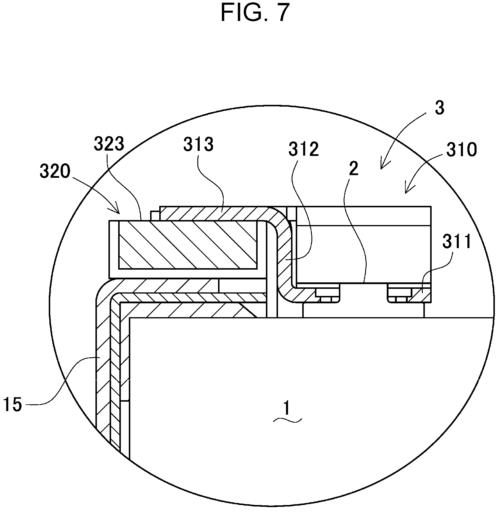 Patent US11777178 Figure 7 – Battery module, vehicle provided with same, and bus bar