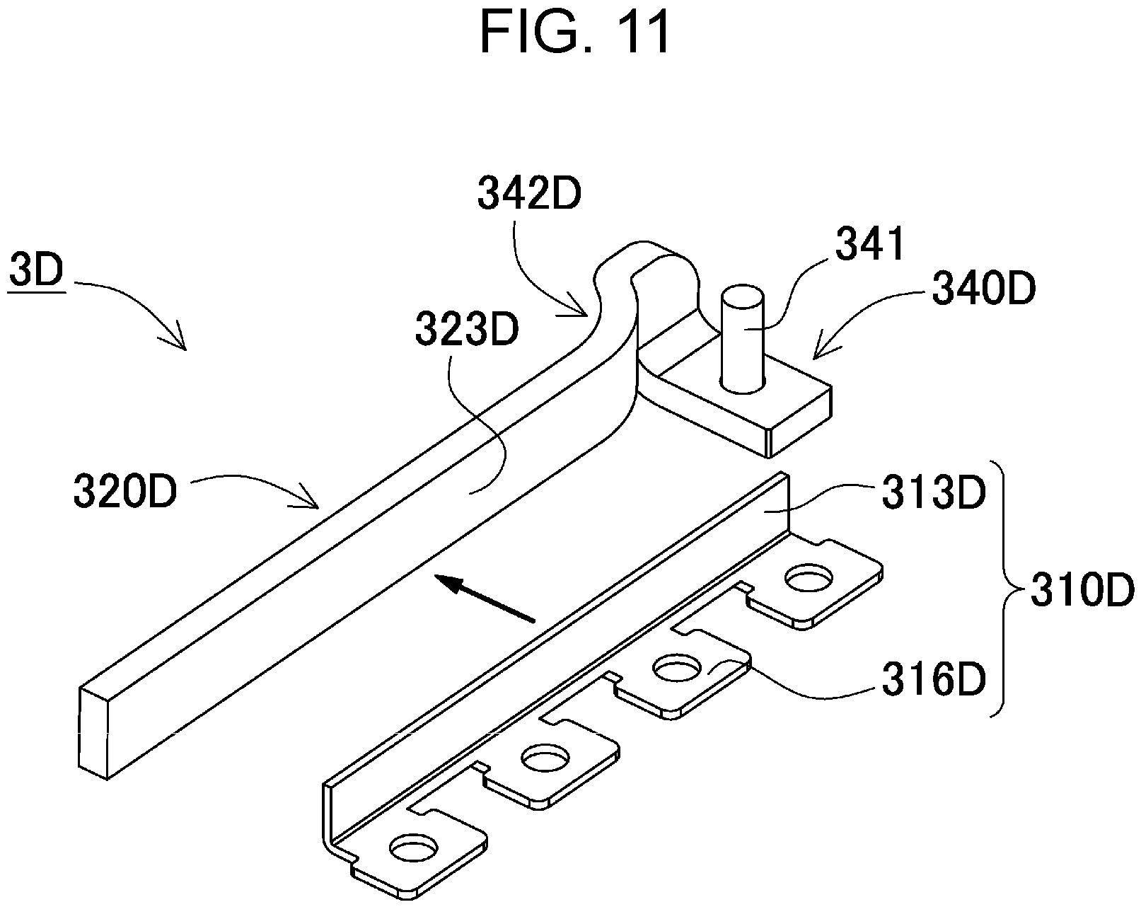 Patent US11777178 Figure 11 – Battery module, vehicle provided with same, and bus bar