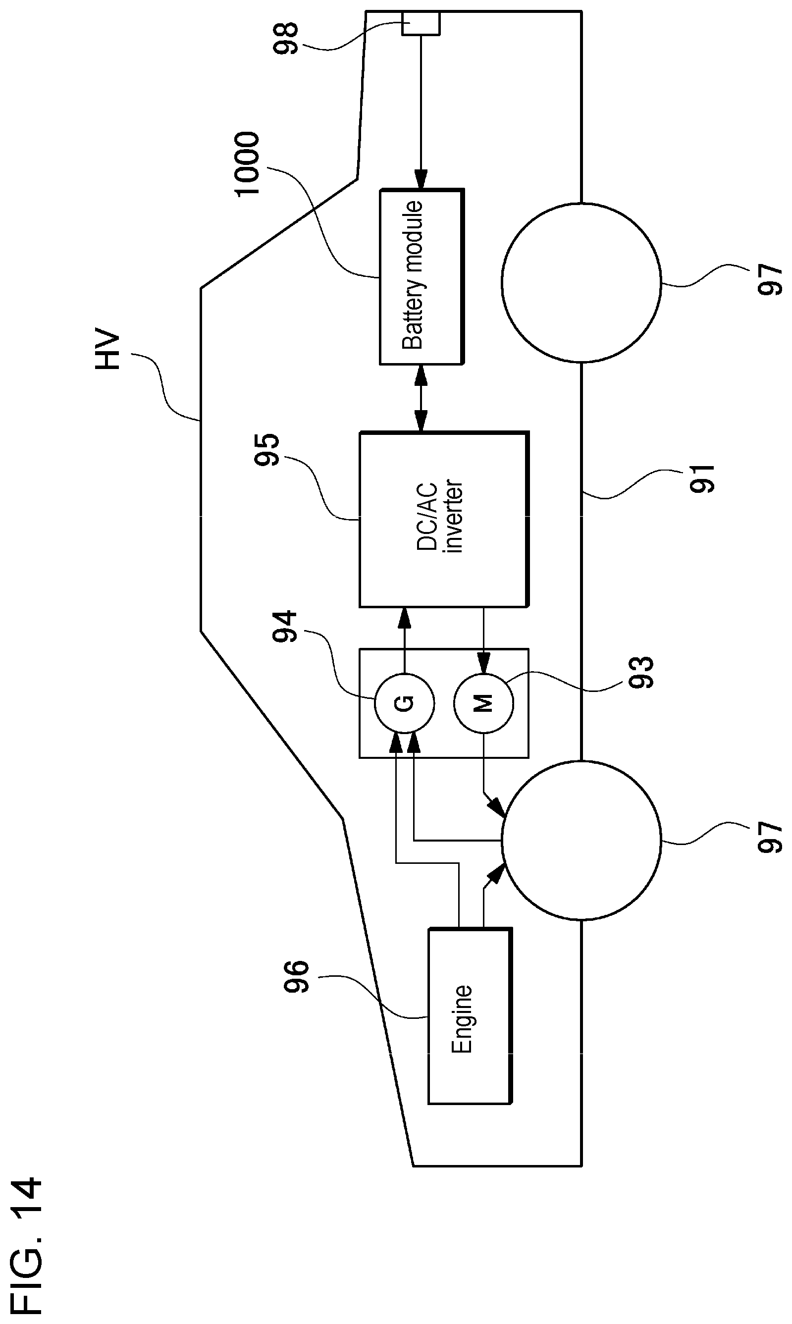 Patent US11777178 Figure 14 – Battery module, vehicle provided with same, and bus bar