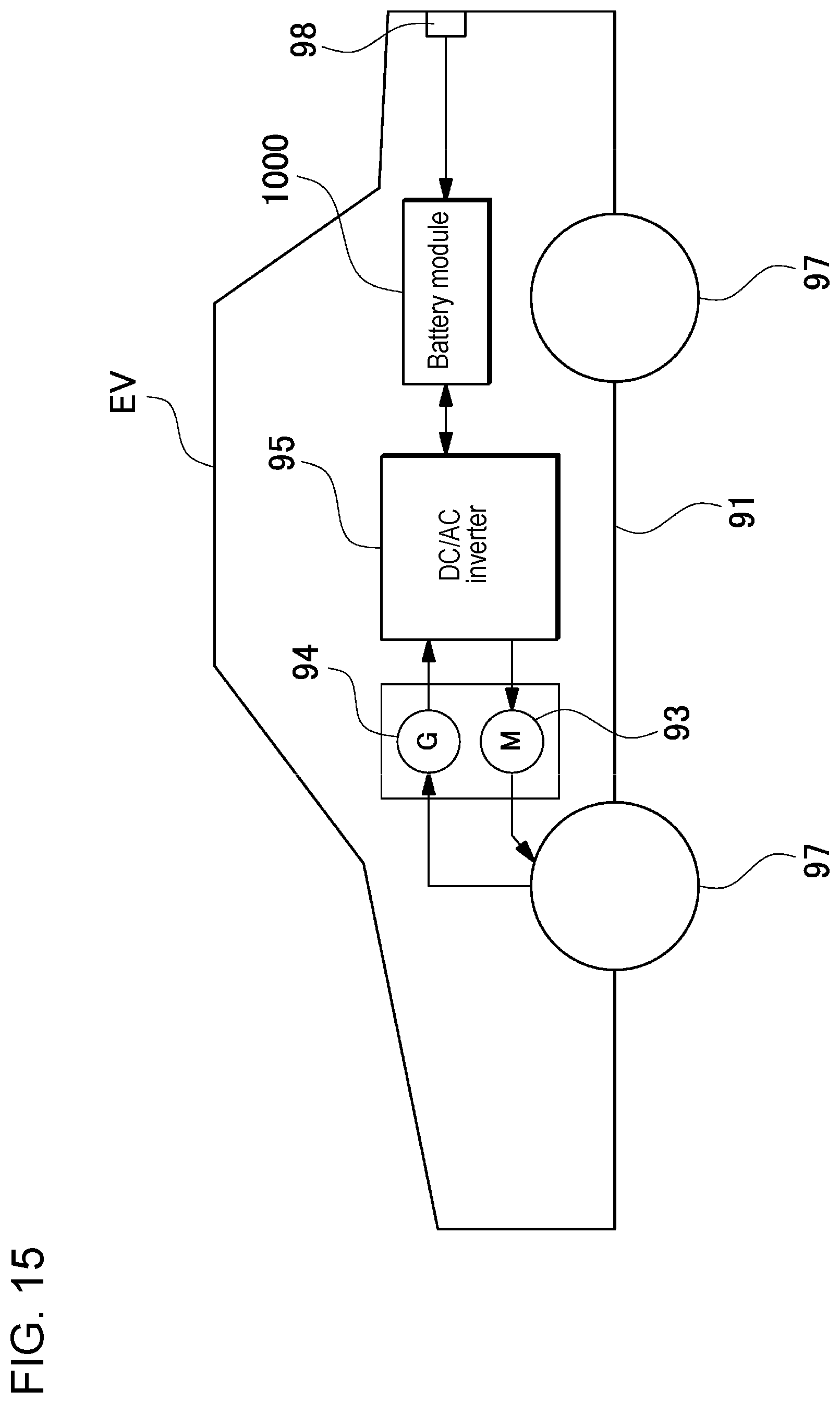 Patent US11777178 Figure 15 – Battery module, vehicle provided with same, and bus bar