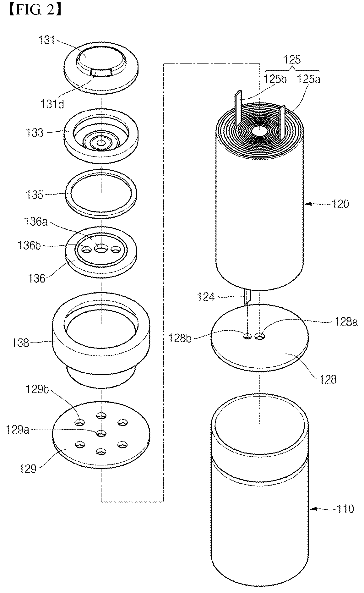 Patent US11777179 Figure 2 – Electrode assembly, secondary battery including same, and method for manufacturing same