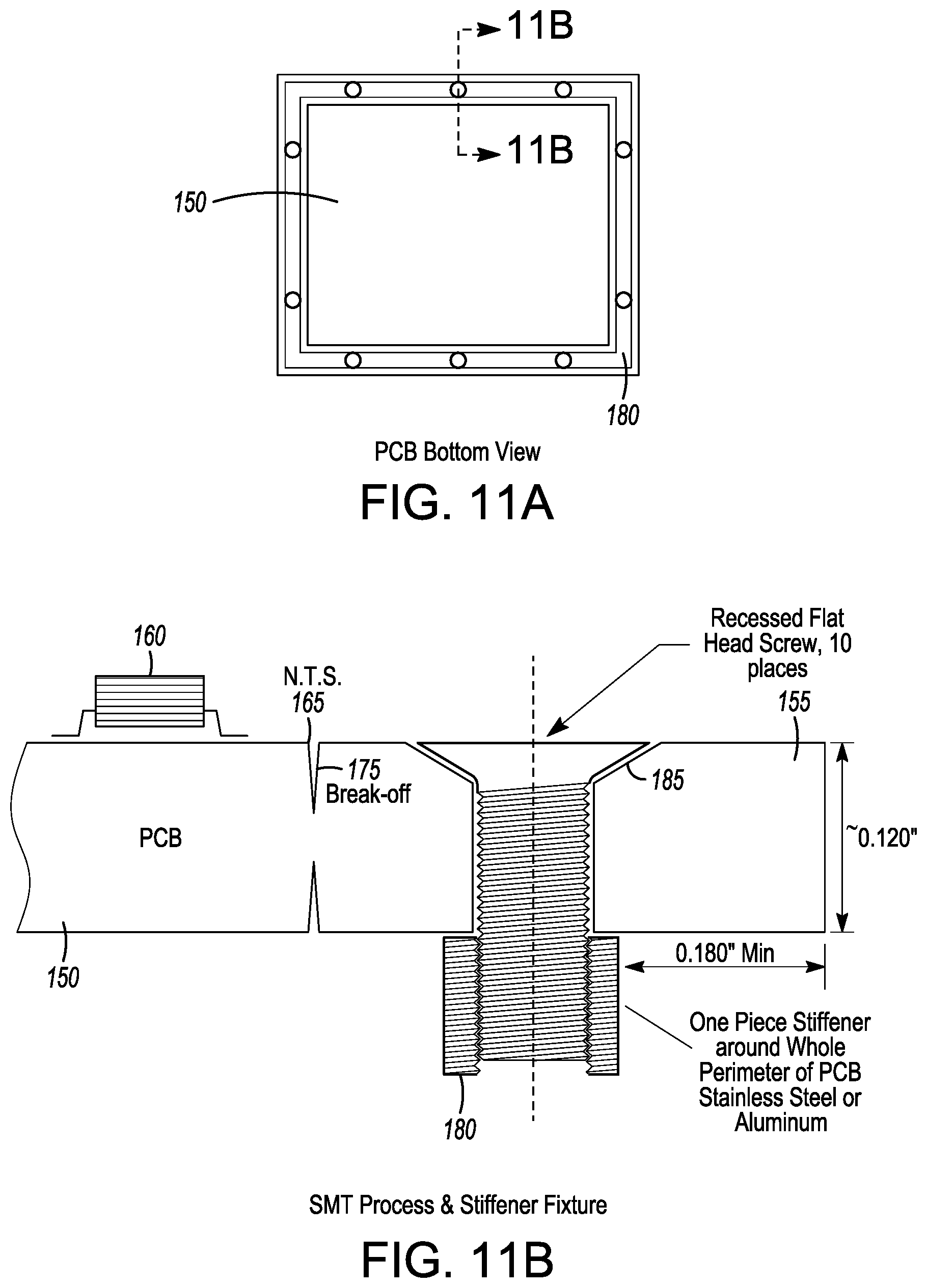 Patent US11777186 Figure 10 – Front-end module comprising front-end components and a substrate integrated waveguide filter formed on a printed circuit board