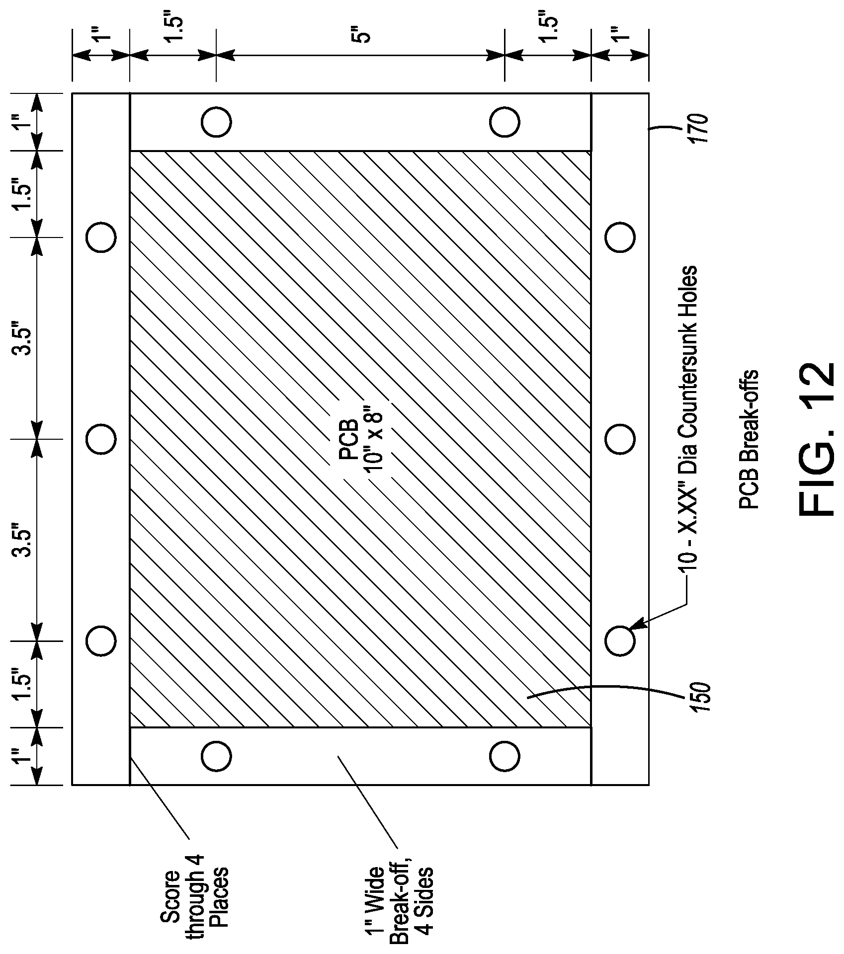 Patent US11777186 Figure 11 – Front-end module comprising front-end components and a substrate integrated waveguide filter formed on a printed circuit board