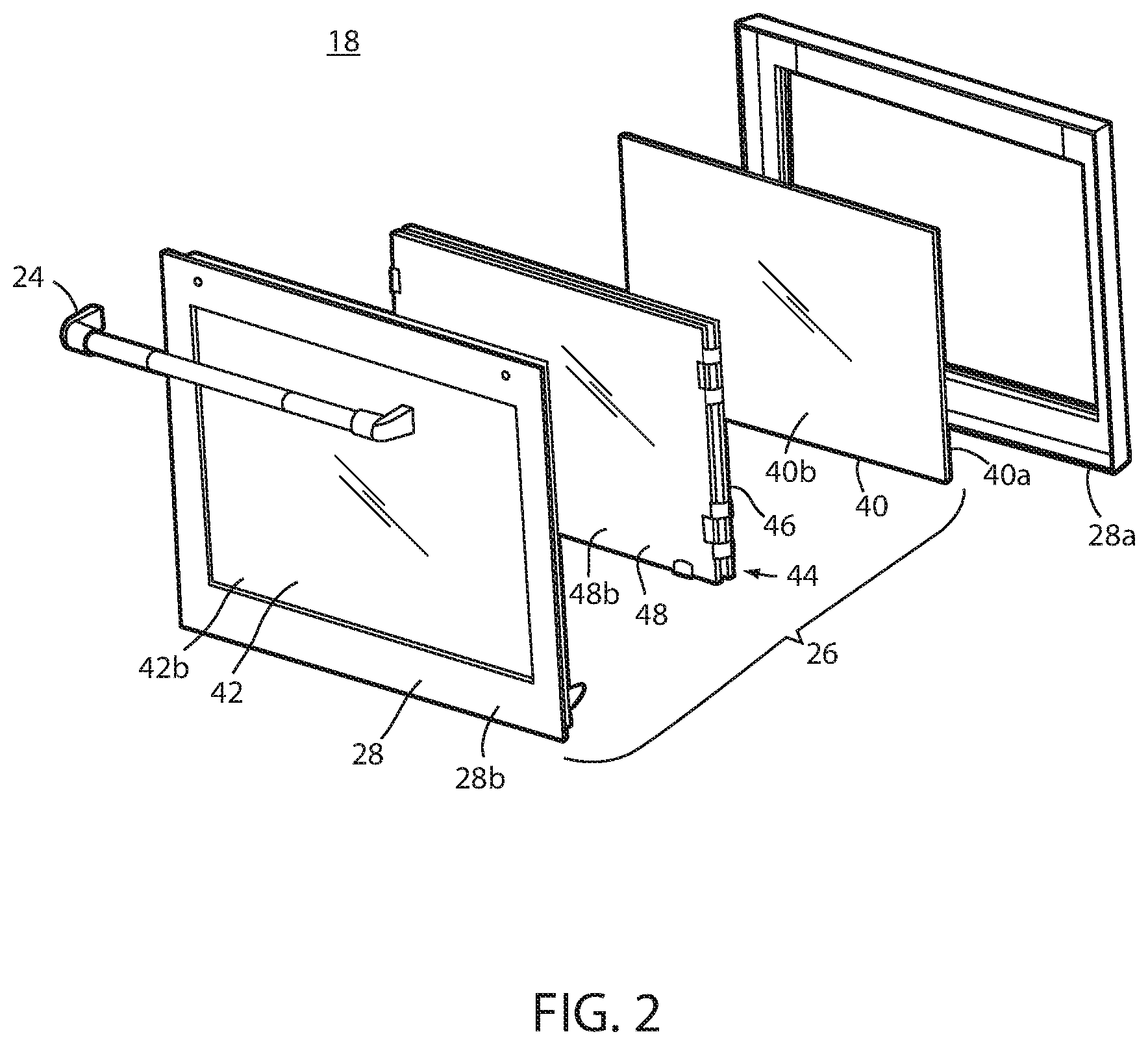 Patent US11777190 Figure 2 – Appliance including an antenna using a portion of appliance as a ground plane