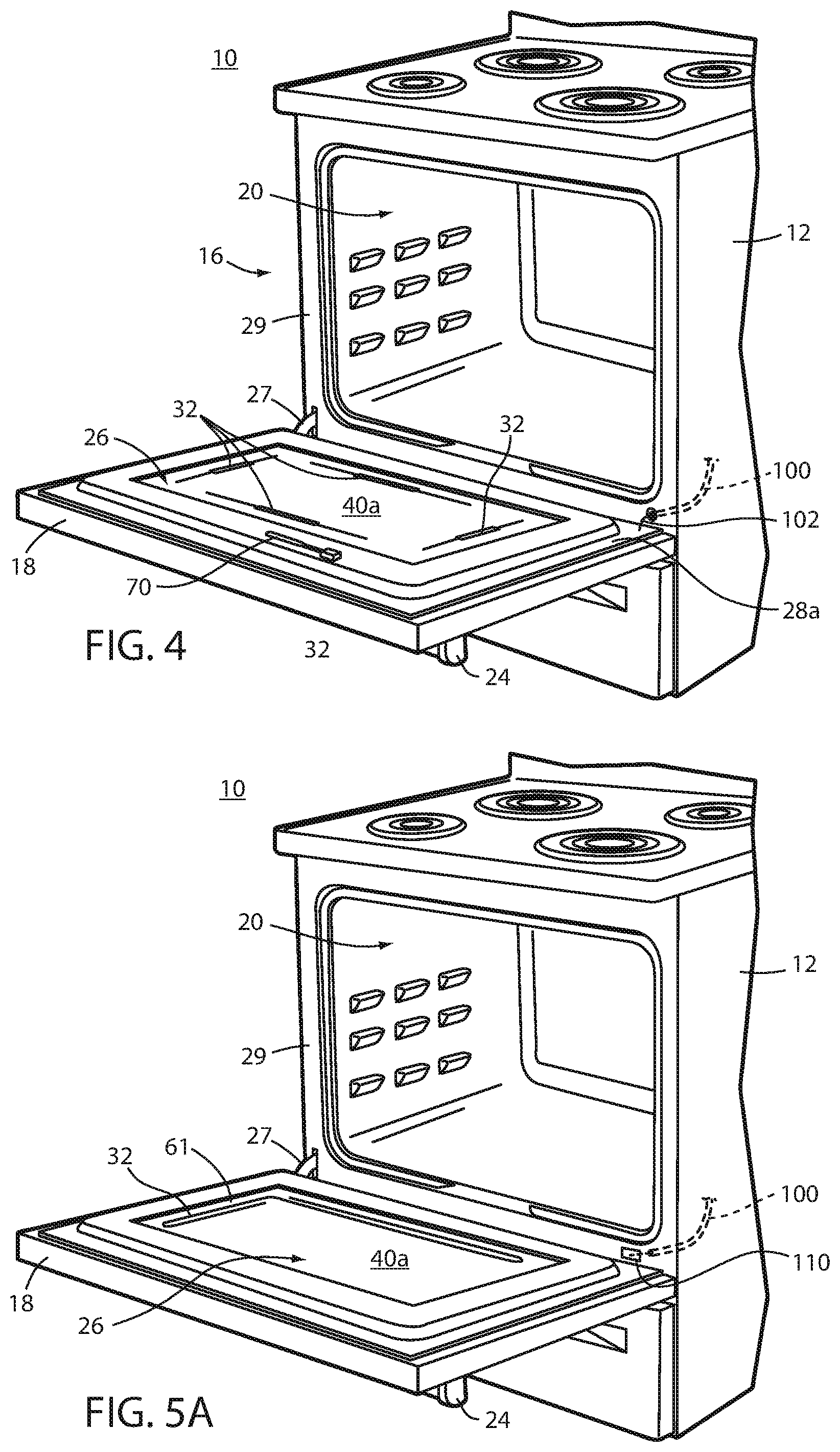 Patent US11777190 Figure 4 – Appliance including an antenna using a portion of appliance as a ground plane