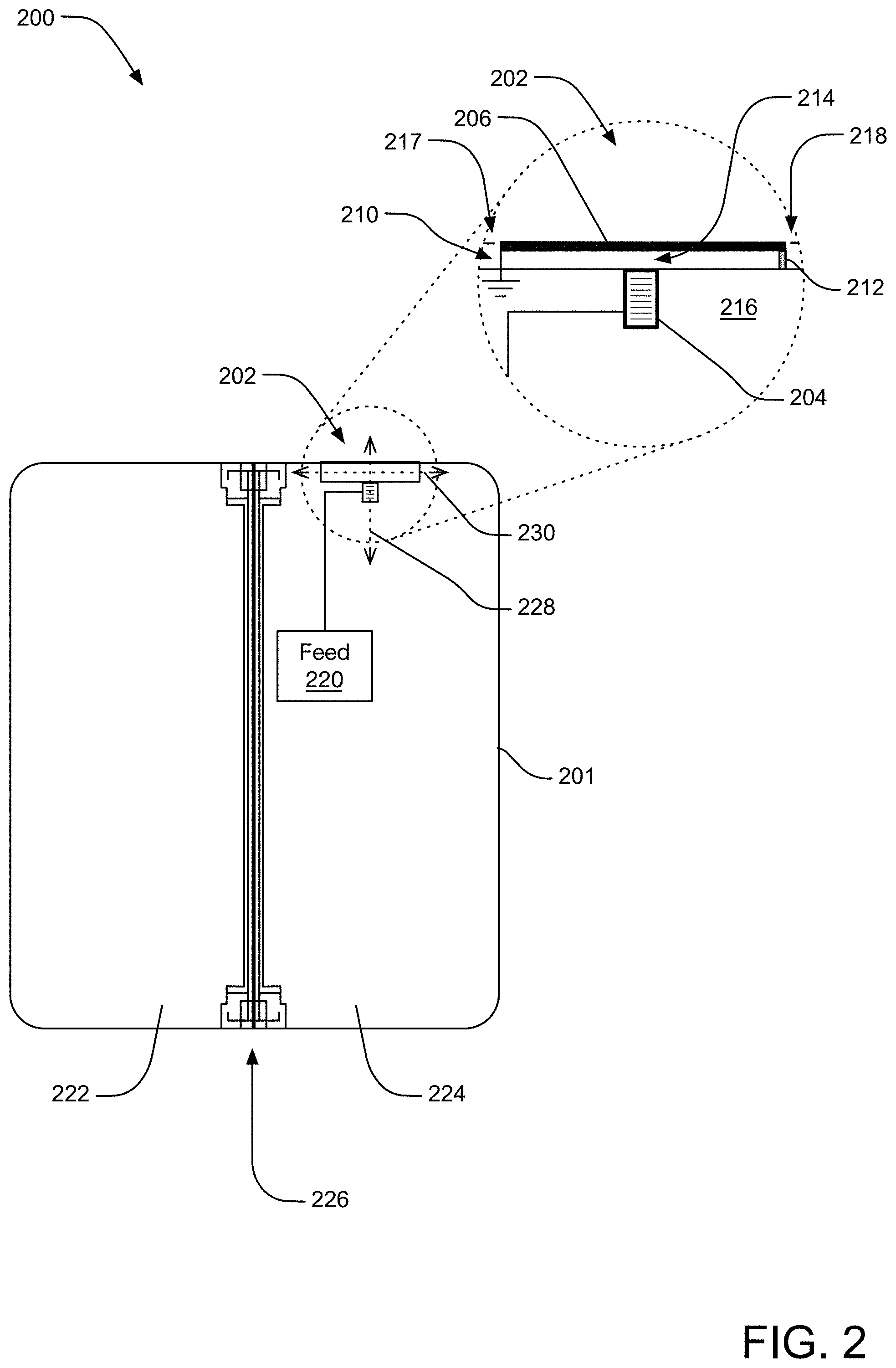 Patent US11777194 Figure 2 – Coil-driven near field communications antenna
