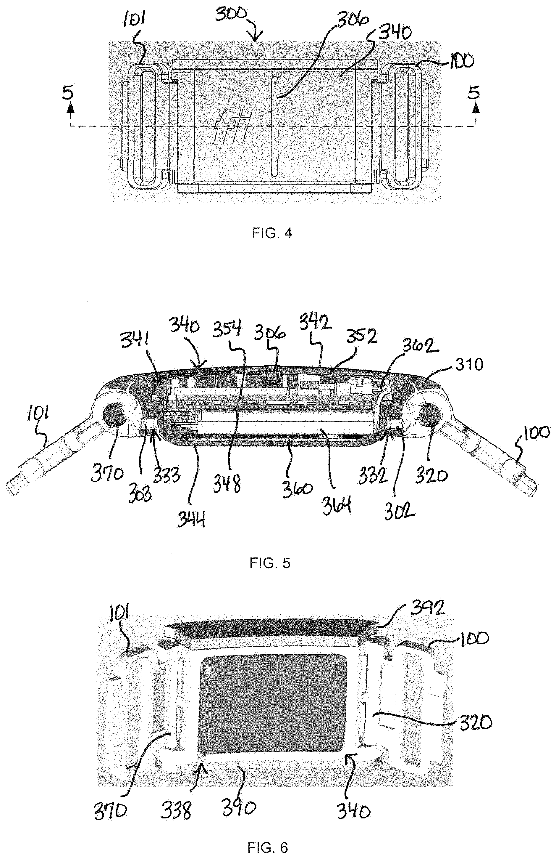 Patent US11777196 Figure 4 – Apparatus and methods for wireless communications antenna included within a wearable electronic device