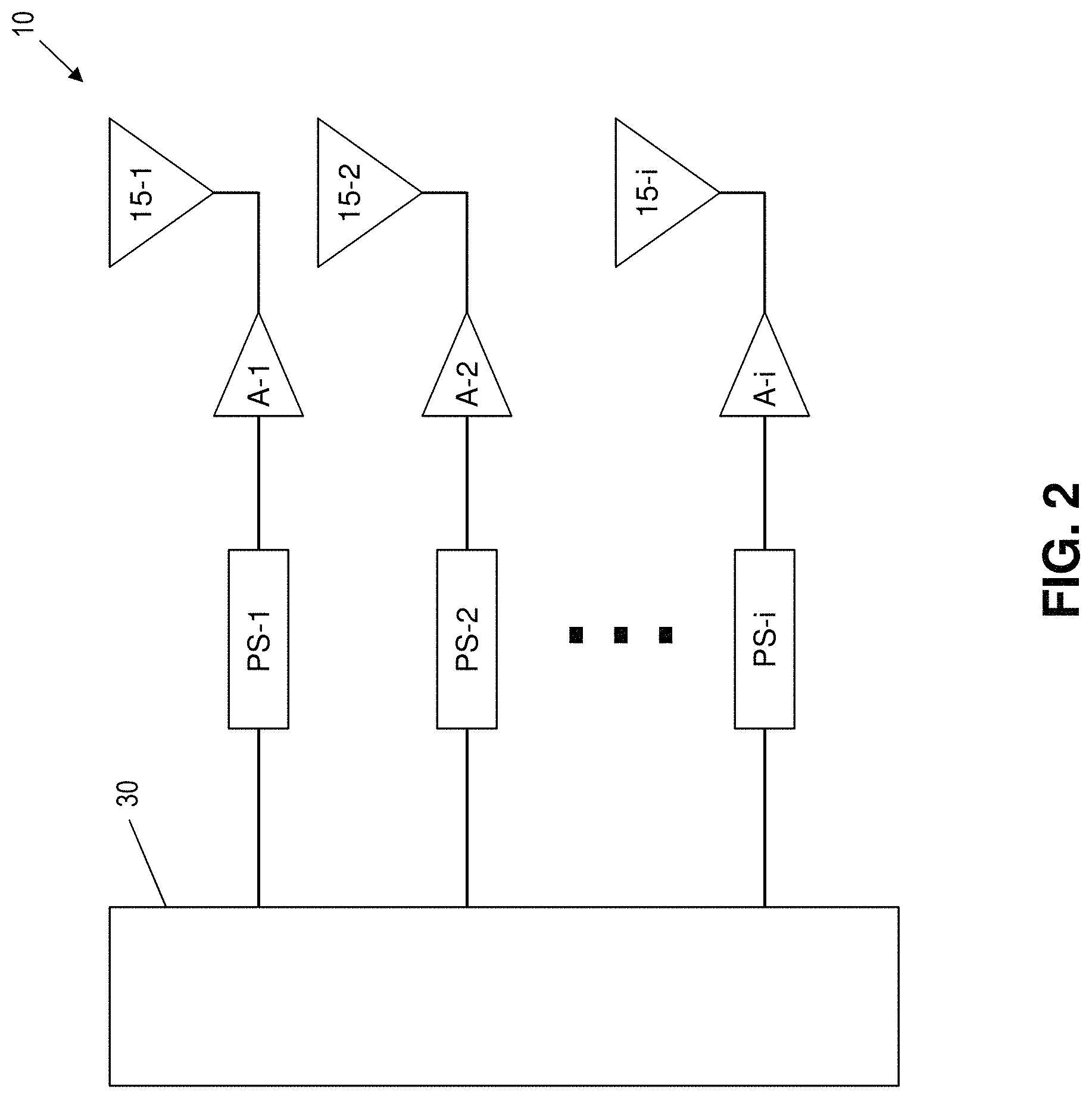 Patent US11777208 Figure 2 – E-fuse switched-delay path phased array