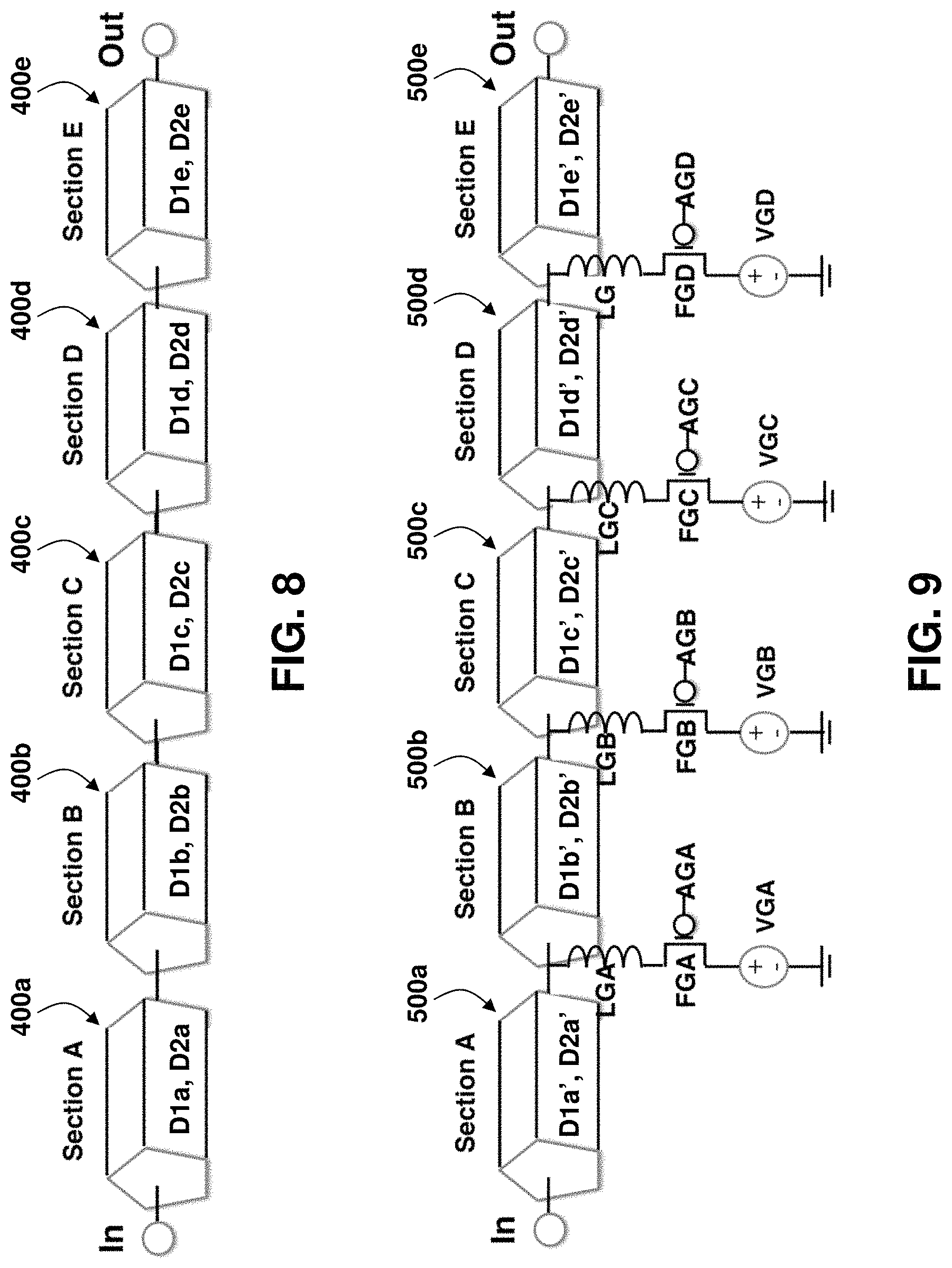 Patent US11777208 Figure 7 – E-fuse switched-delay path phased array