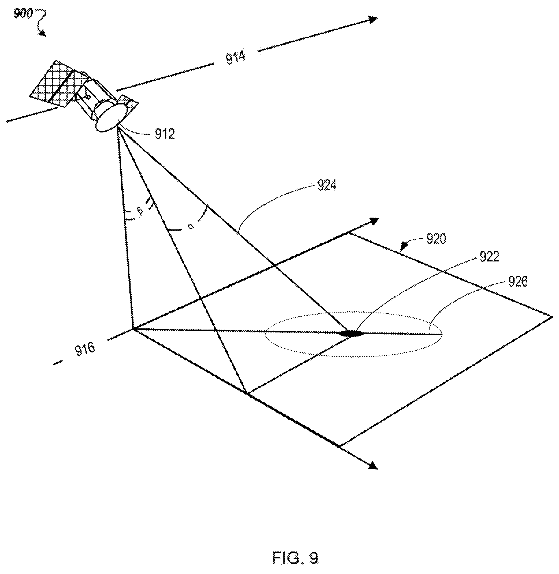 Patent US11777209 Figure 10 – Phased array antenna using series-fed sub-arrays