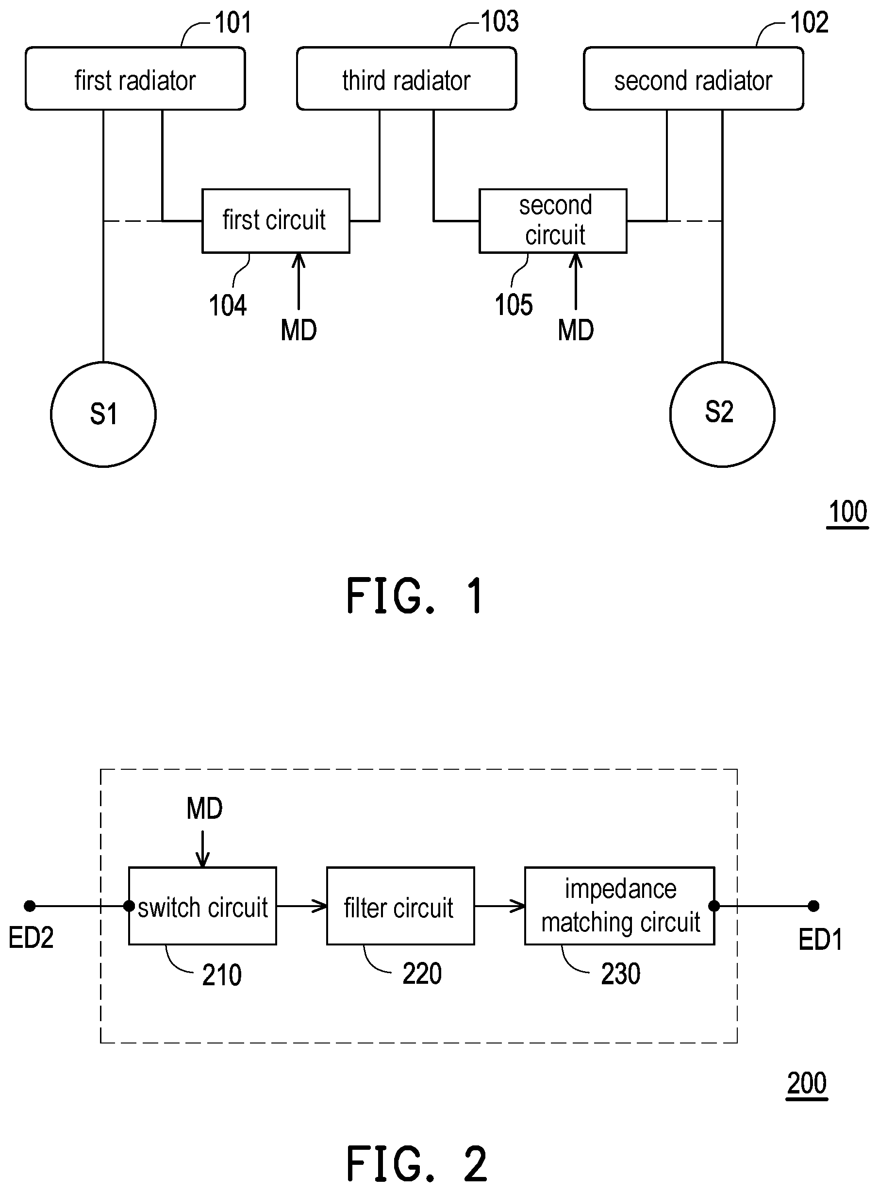 Patent US11777212 Figure 1 – Antenna structure