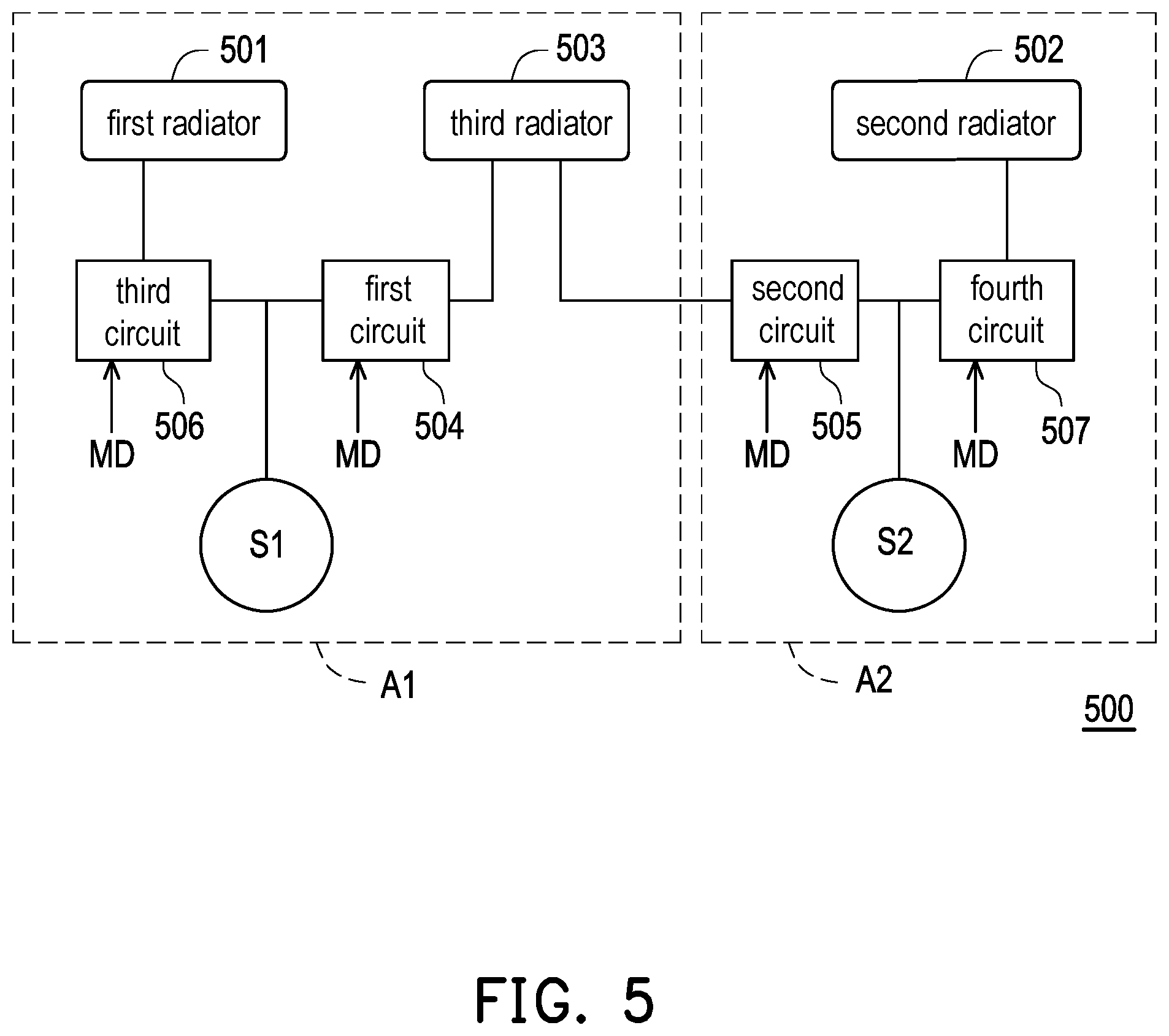 Patent US11777212 Figure 3 – Antenna structure