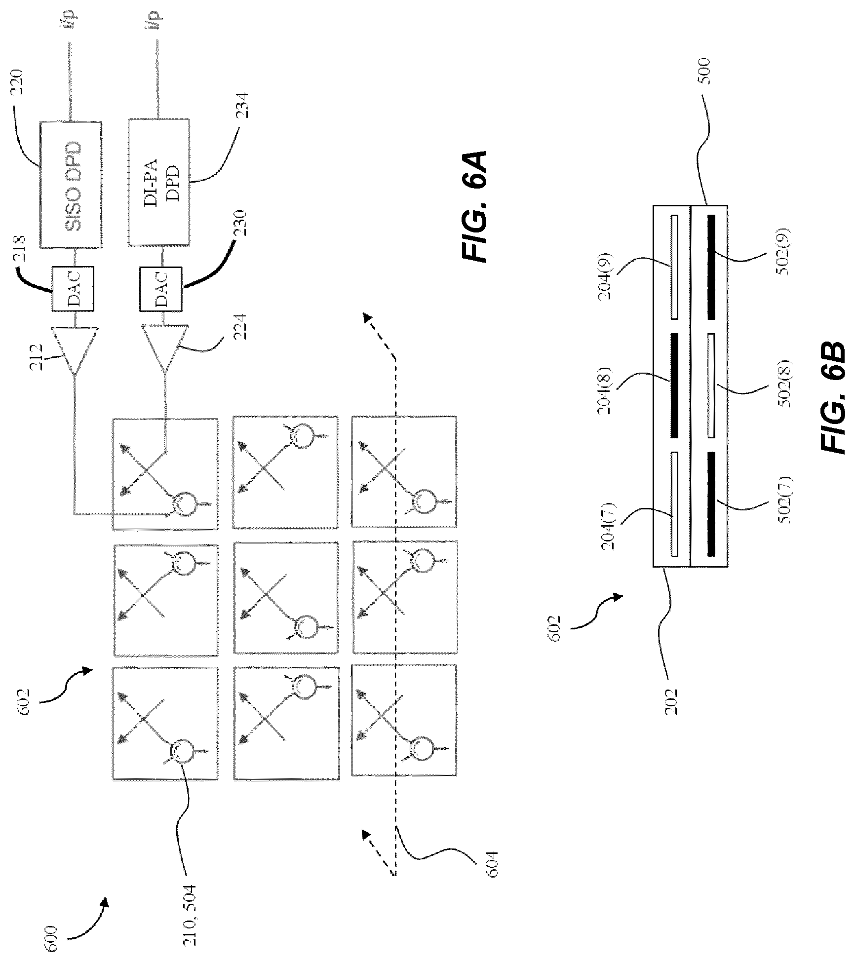 Patent US11777214 Figure 10 – Interleaved antenna array configuration in a radio node