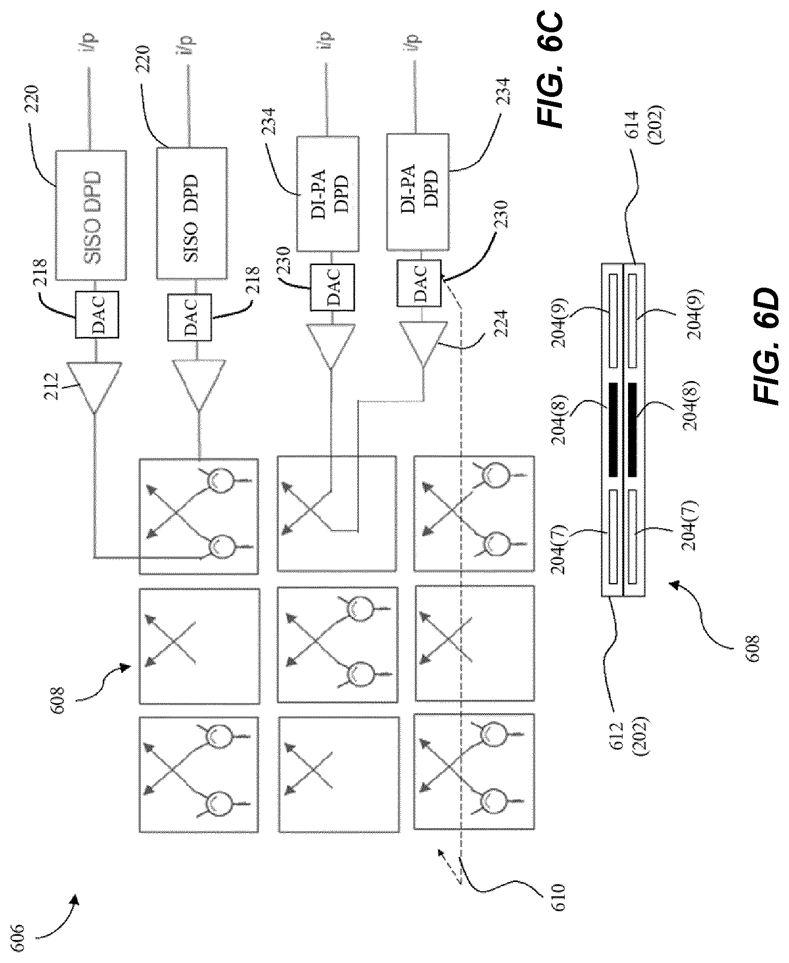 Patent US11777214 Figure 11 – Interleaved antenna array configuration in a radio node