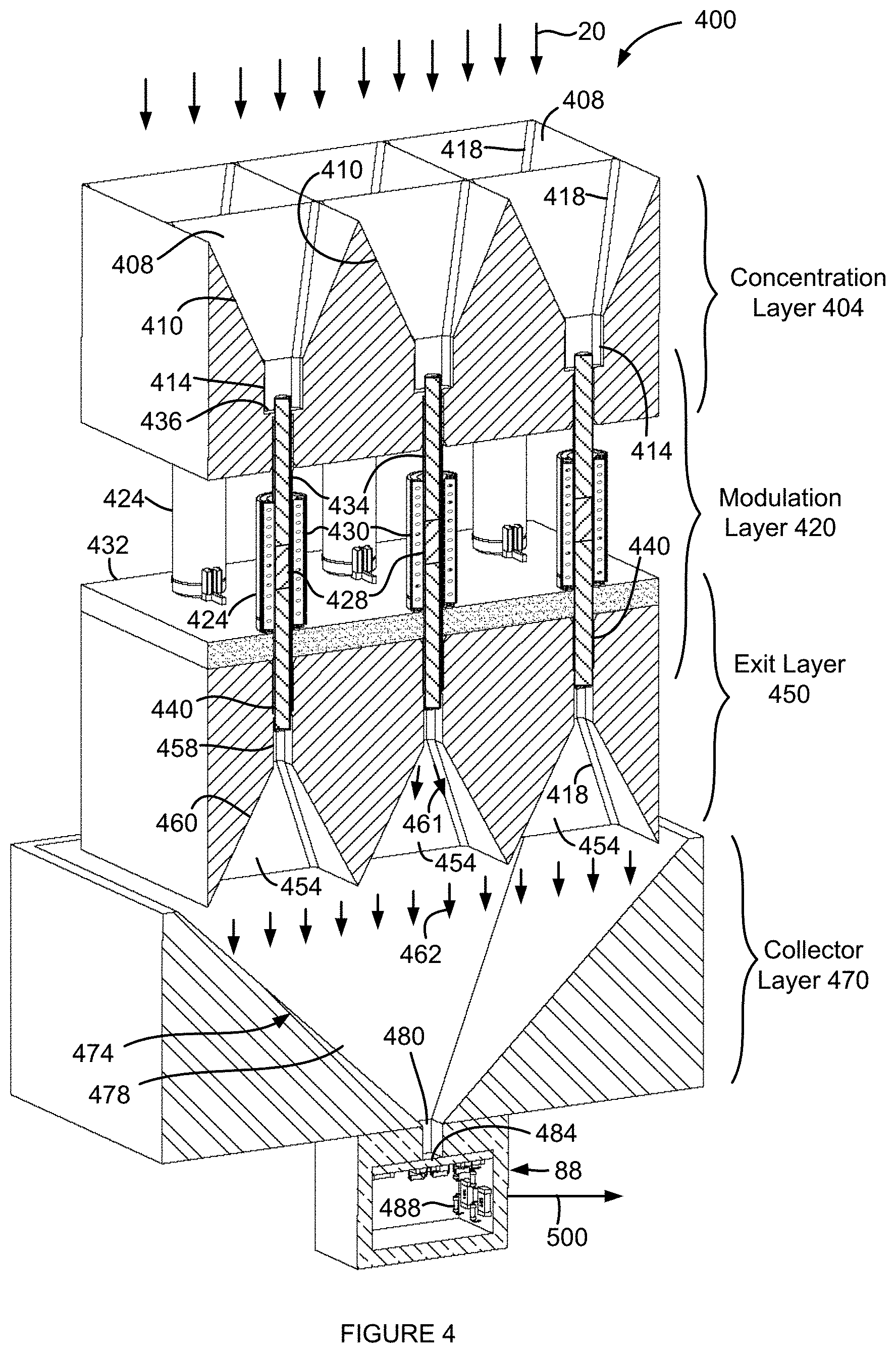 Patent US11777220 Figure 4 – Light path defining apparatus and methods