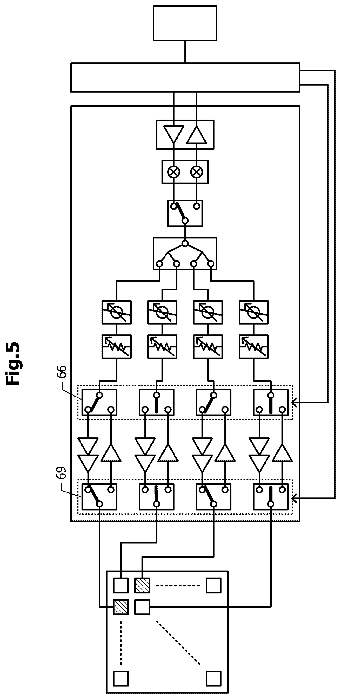 Patent US11777221 Figure 5 – Antenna module