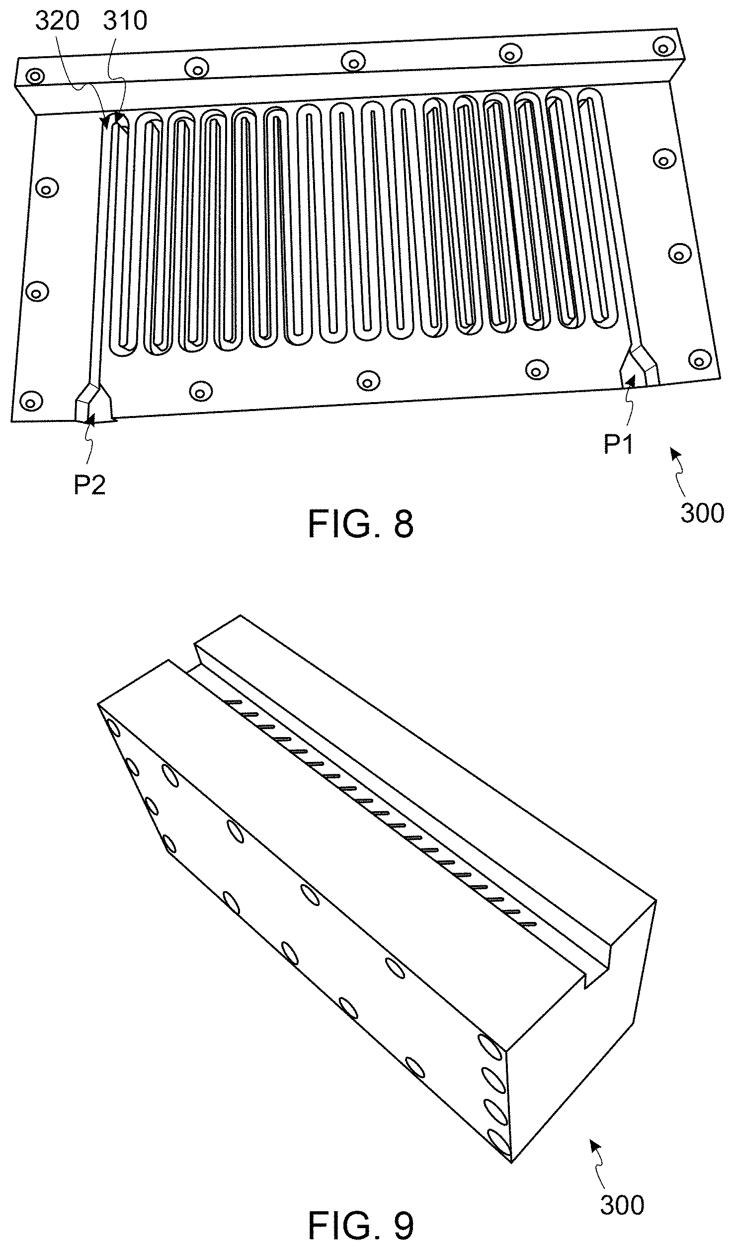 Patent US11777223 Figure 8 – Meandered slotted waveguide for a leaky wave antenna, and a leaky wave antenna