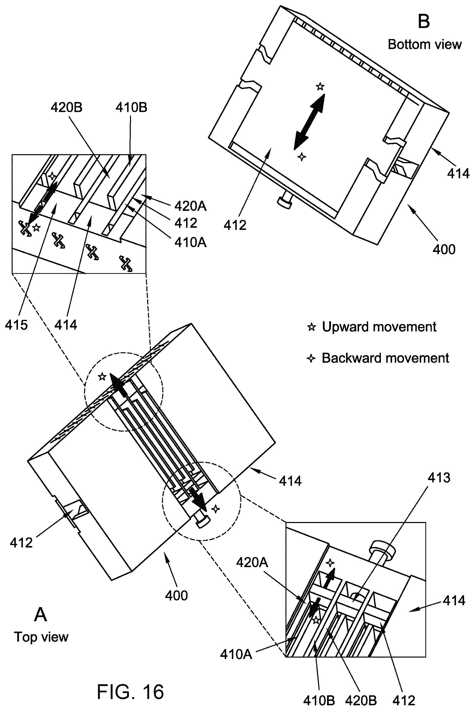 Patent US11777223 Figure 15 – Meandered slotted waveguide for a leaky wave antenna, and a leaky wave antenna