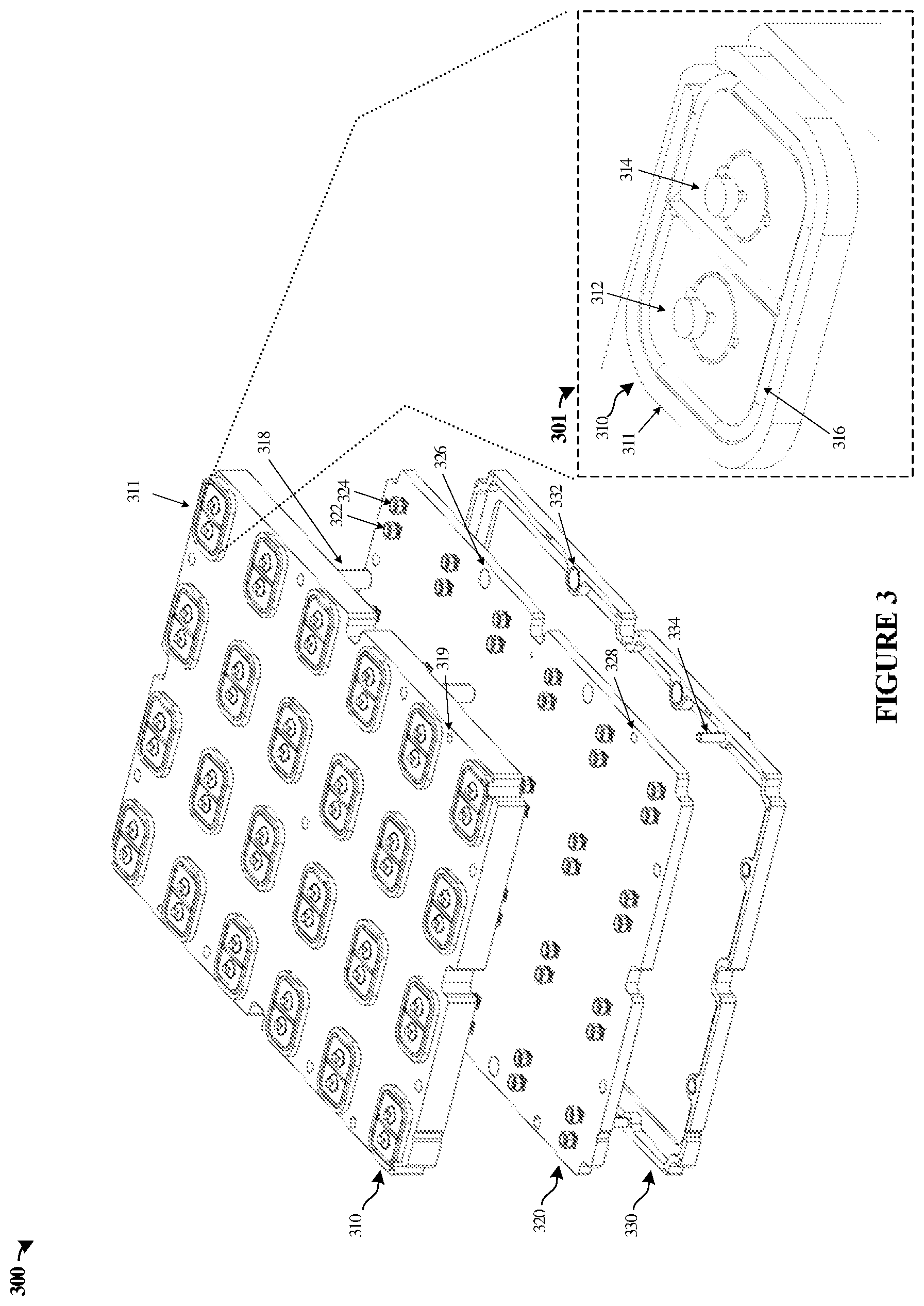 Patent US11777227 Figure 3 – Radio frequency transmission assembly