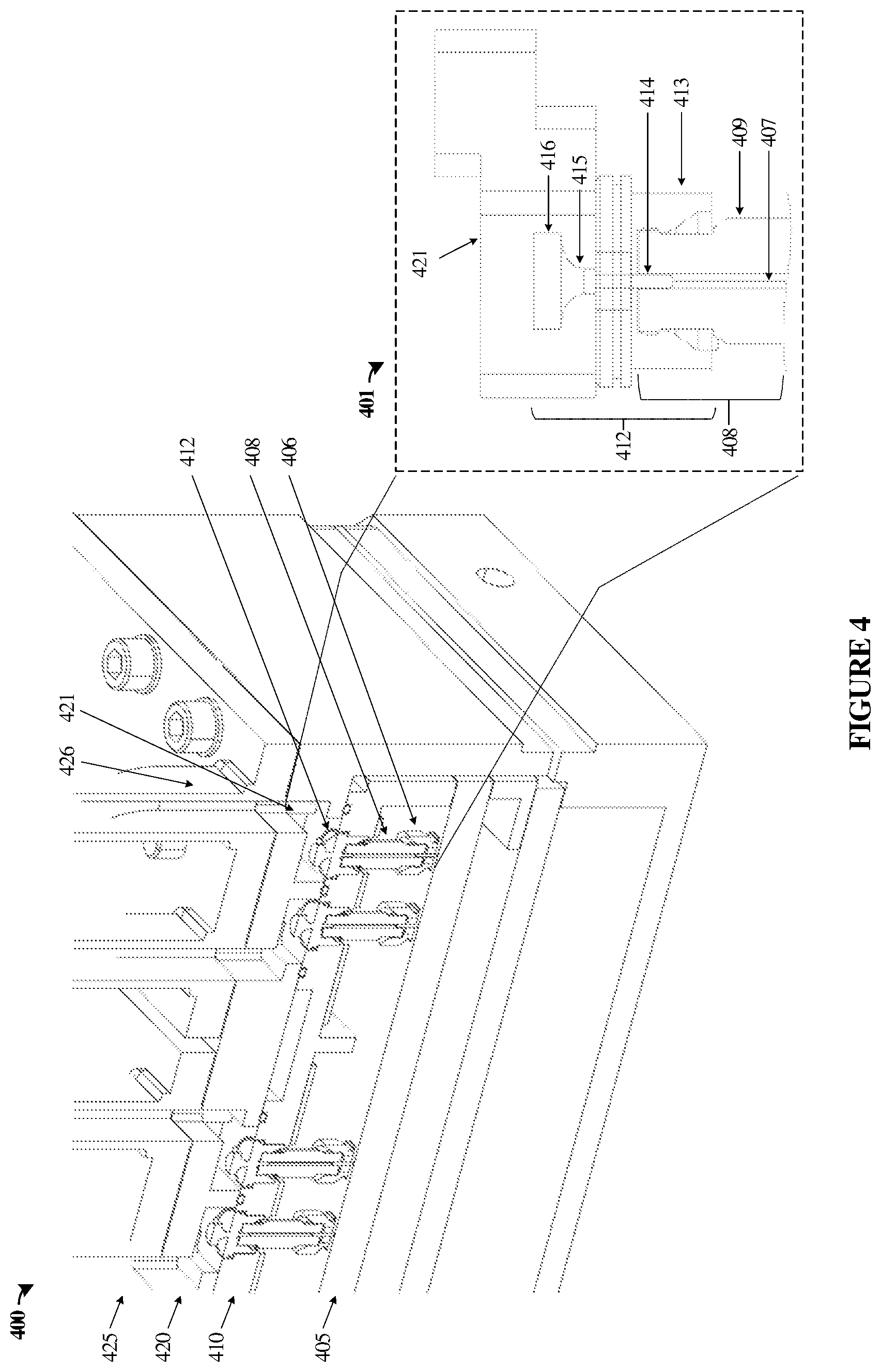 Patent US11777227 Figure 4 – Radio frequency transmission assembly