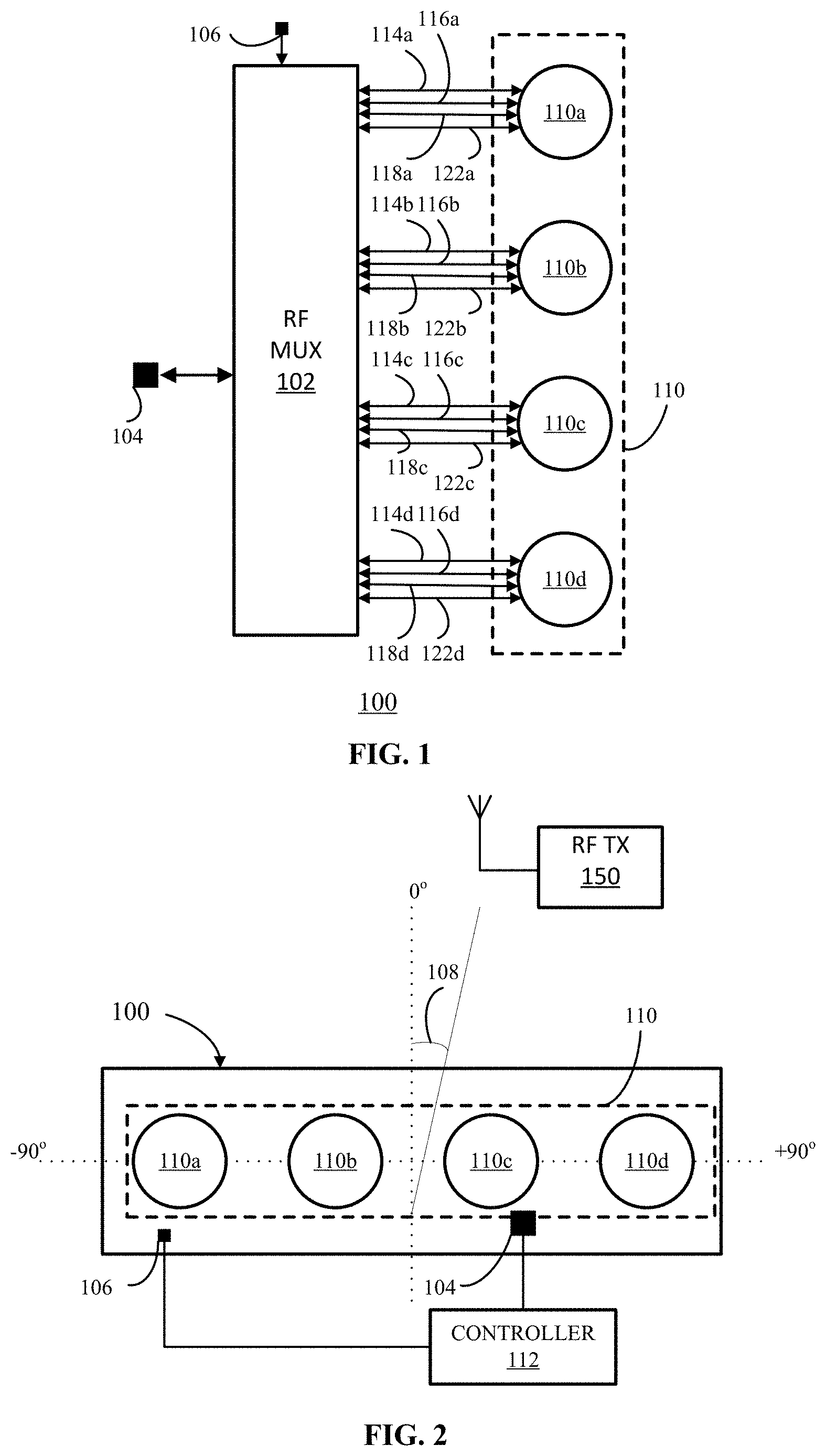Patent US11777228 — Multi-polarized antenna array — Figure 1