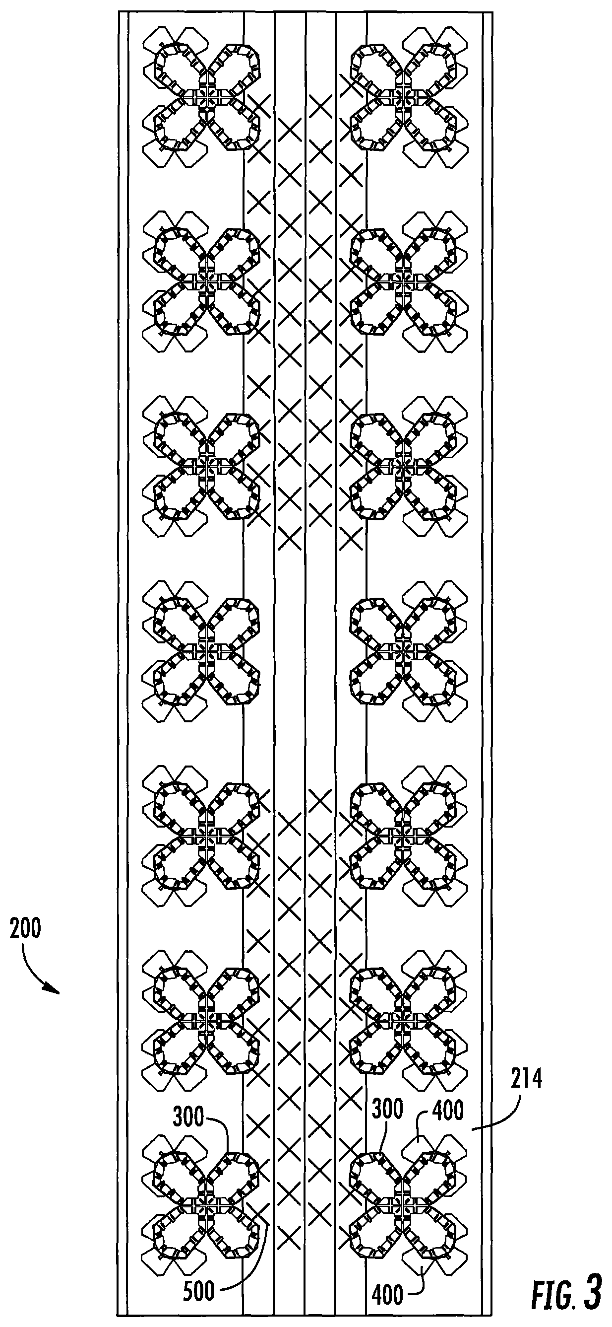 Patent US11777229 Figure 3 – Antennas including multi-resonance cross-dipole radiating elements and related radiating elements