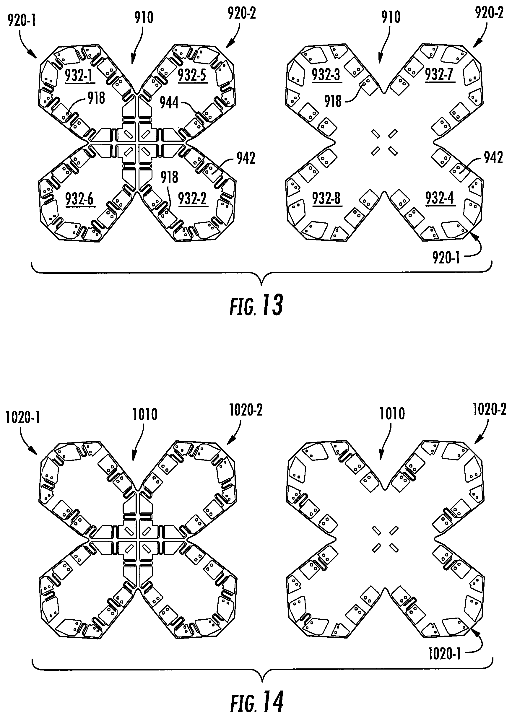 Patent US11777229 Figure 9 – Antennas including multi-resonance cross-dipole radiating elements and related radiating elements