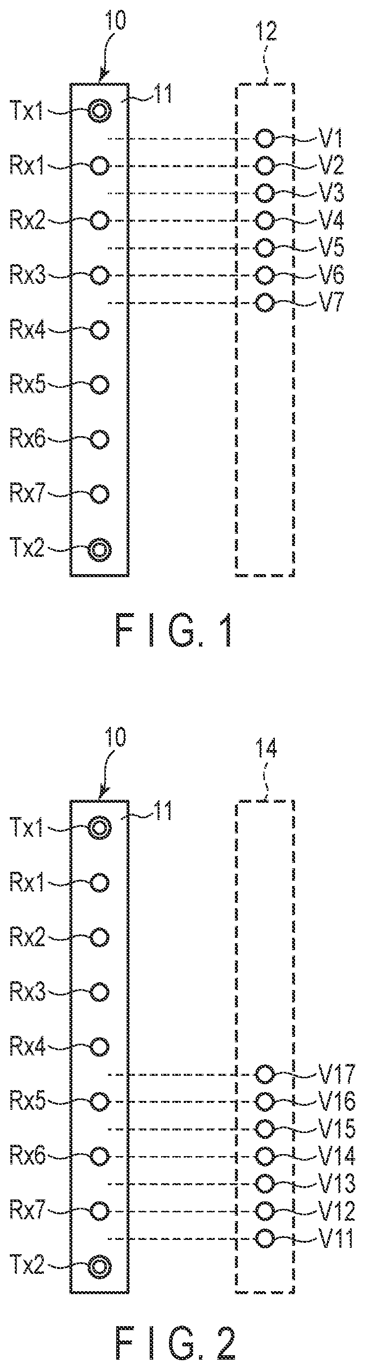 Patent US11777230 Figure 1 – Antenna device, system, and transmission/reception method
