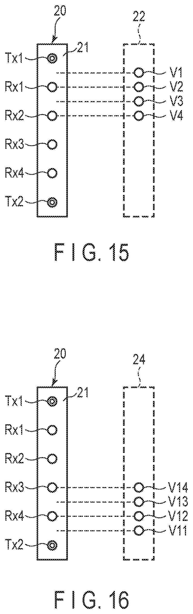 Patent US11777230 Figure 13 – Antenna device, system, and transmission/reception method