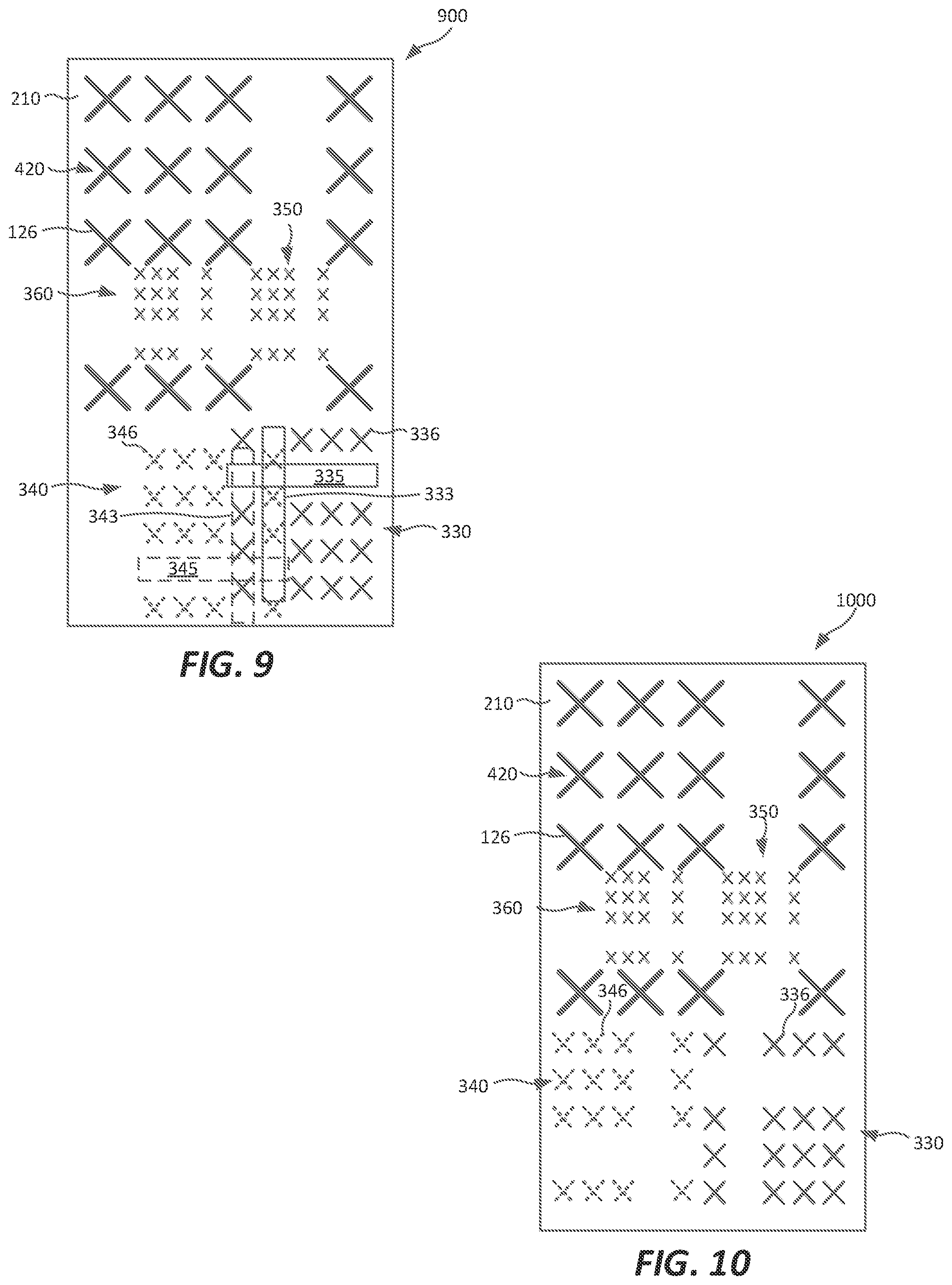 Patent US11777231 Figure 7 – Base station antennas having sparse and/or interleaved multi-column arrays