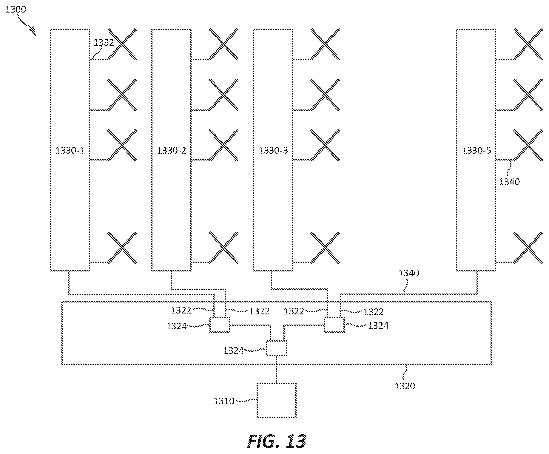 Patent US11777231 Figure 9 – Base station antennas having sparse and/or interleaved multi-column arrays