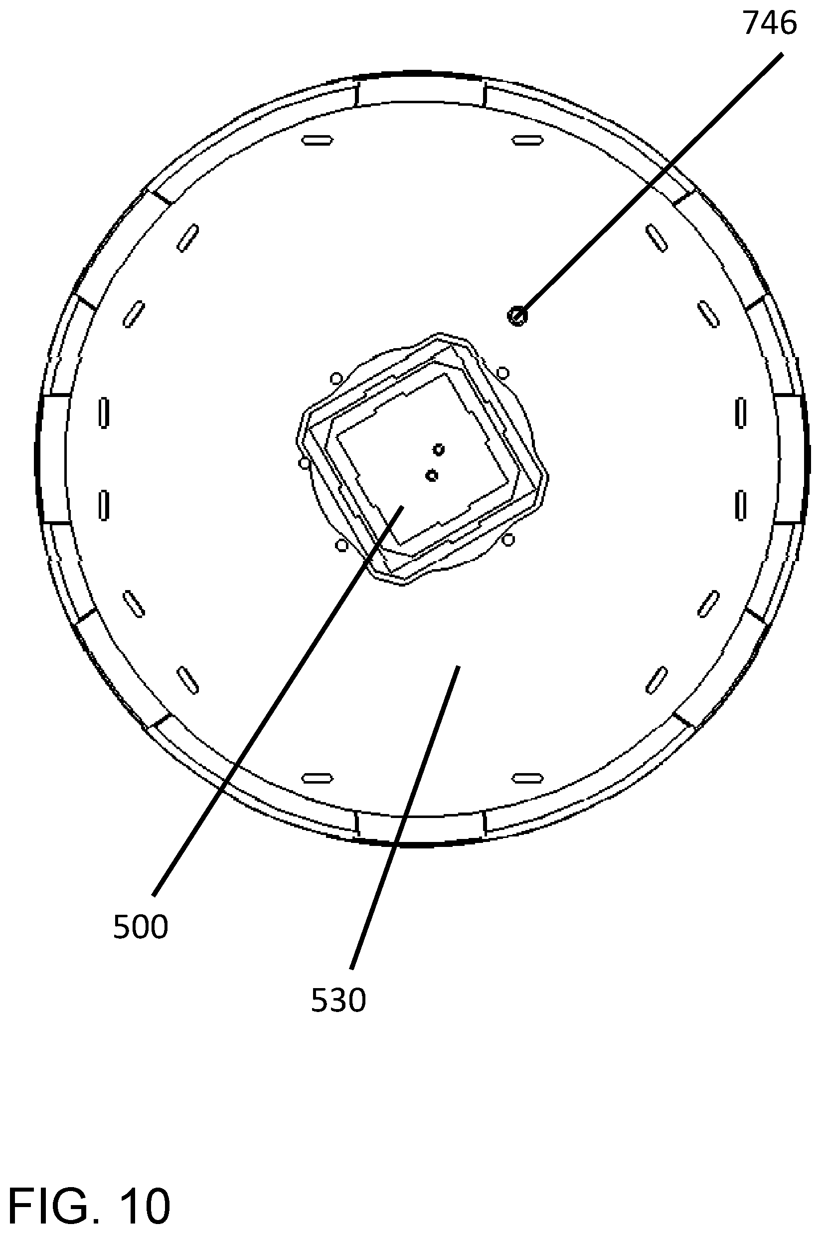 Patent US11777232 Figure 10 – Mobile multi-frequency RF antenna array with elevated GPS devices, systems, and methods