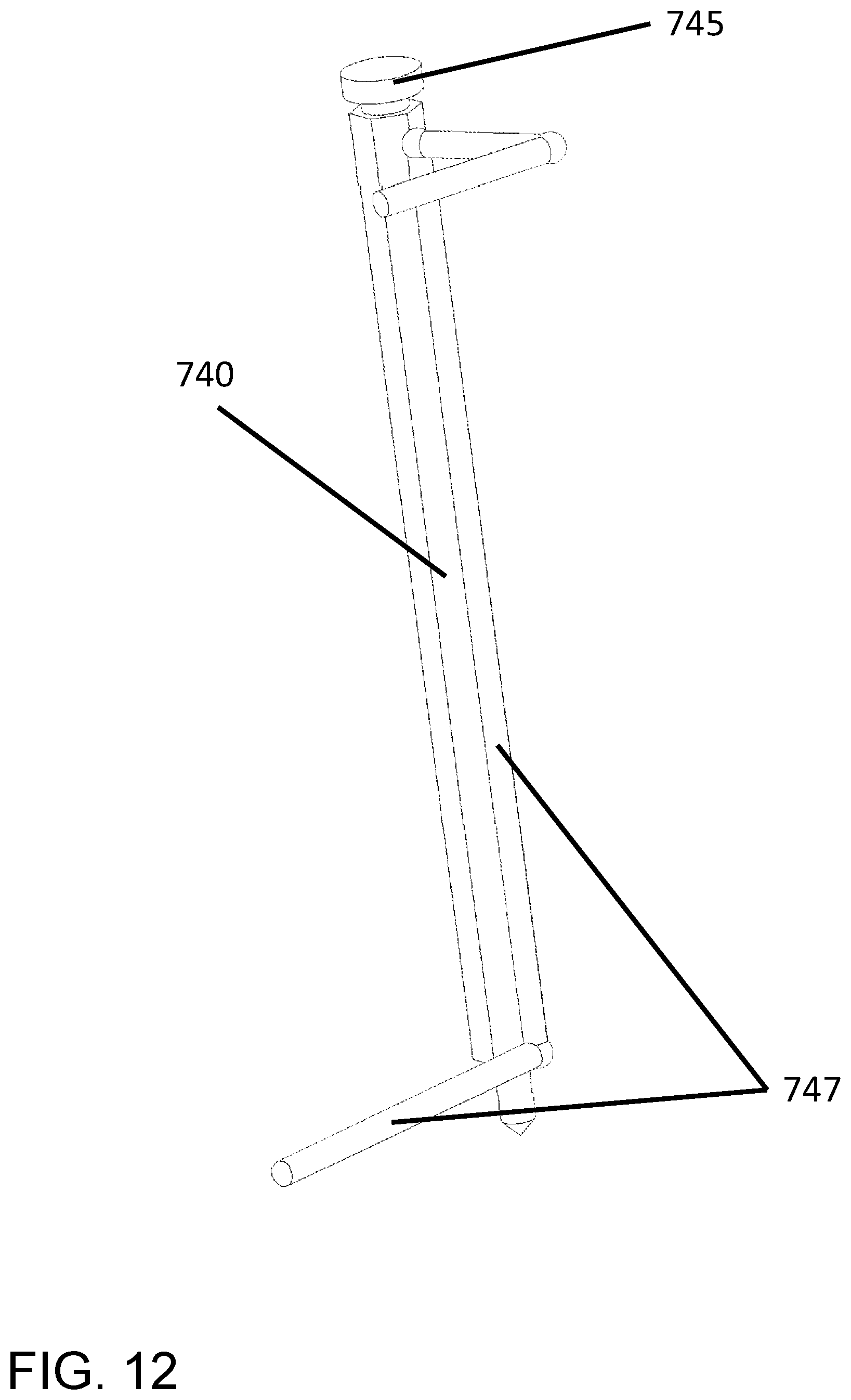 Patent US11777232 Figure 12 – Mobile multi-frequency RF antenna array with elevated GPS devices, systems, and methods