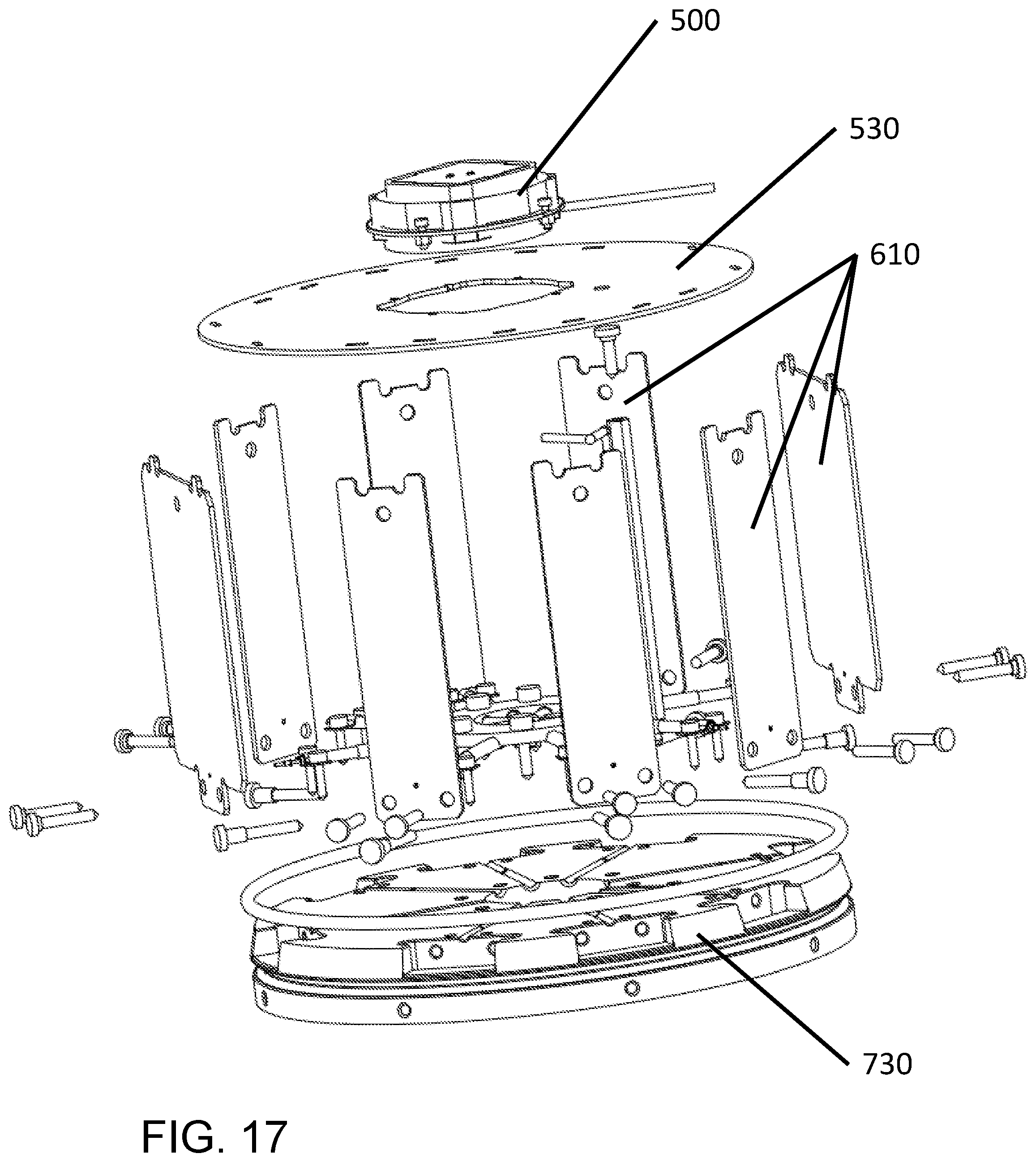 Patent US11777232 Figure 17 – Mobile multi-frequency RF antenna array with elevated GPS devices, systems, and methods
