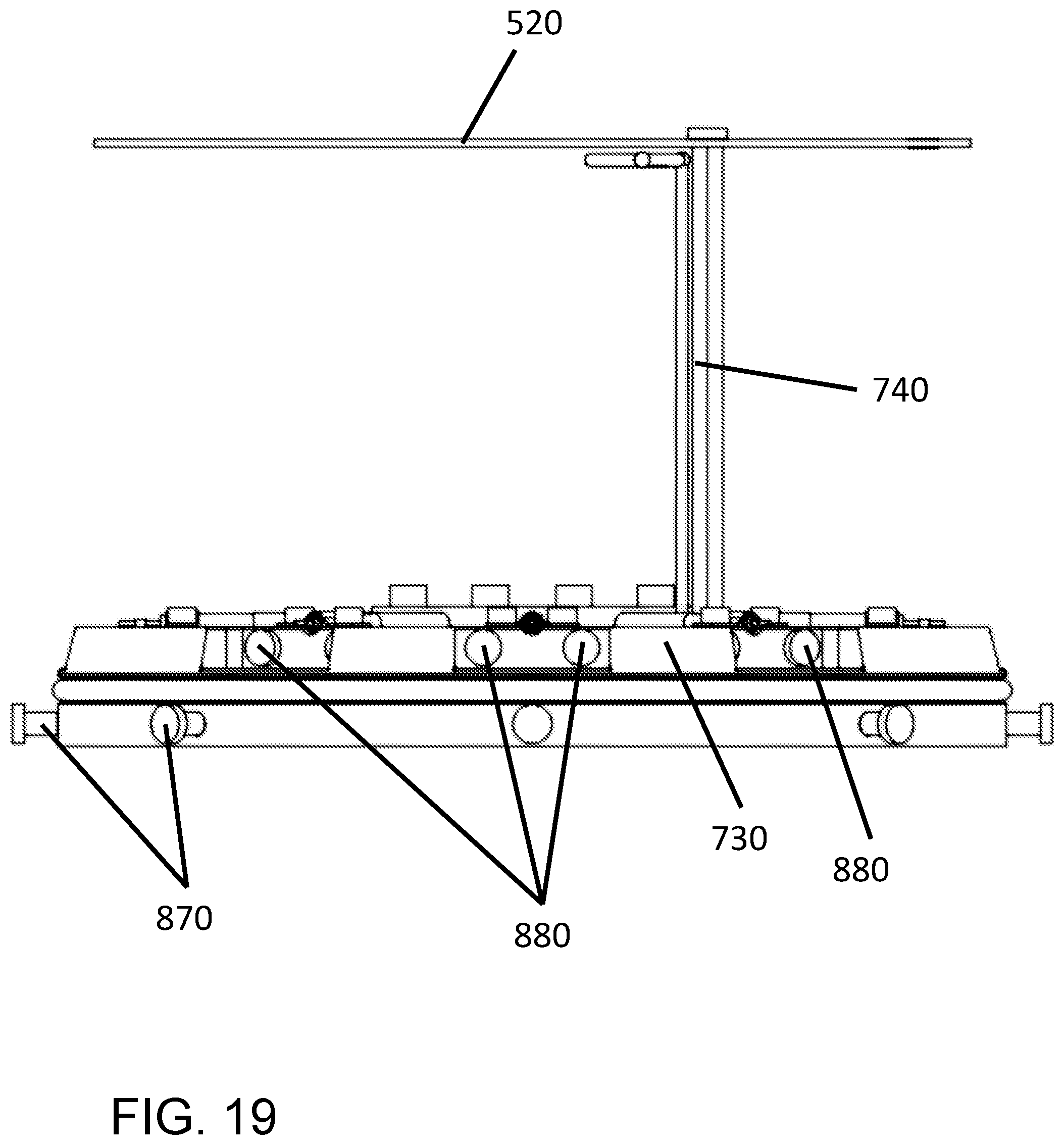 Patent US11777232 Figure 19 – Mobile multi-frequency RF antenna array with elevated GPS devices, systems, and methods