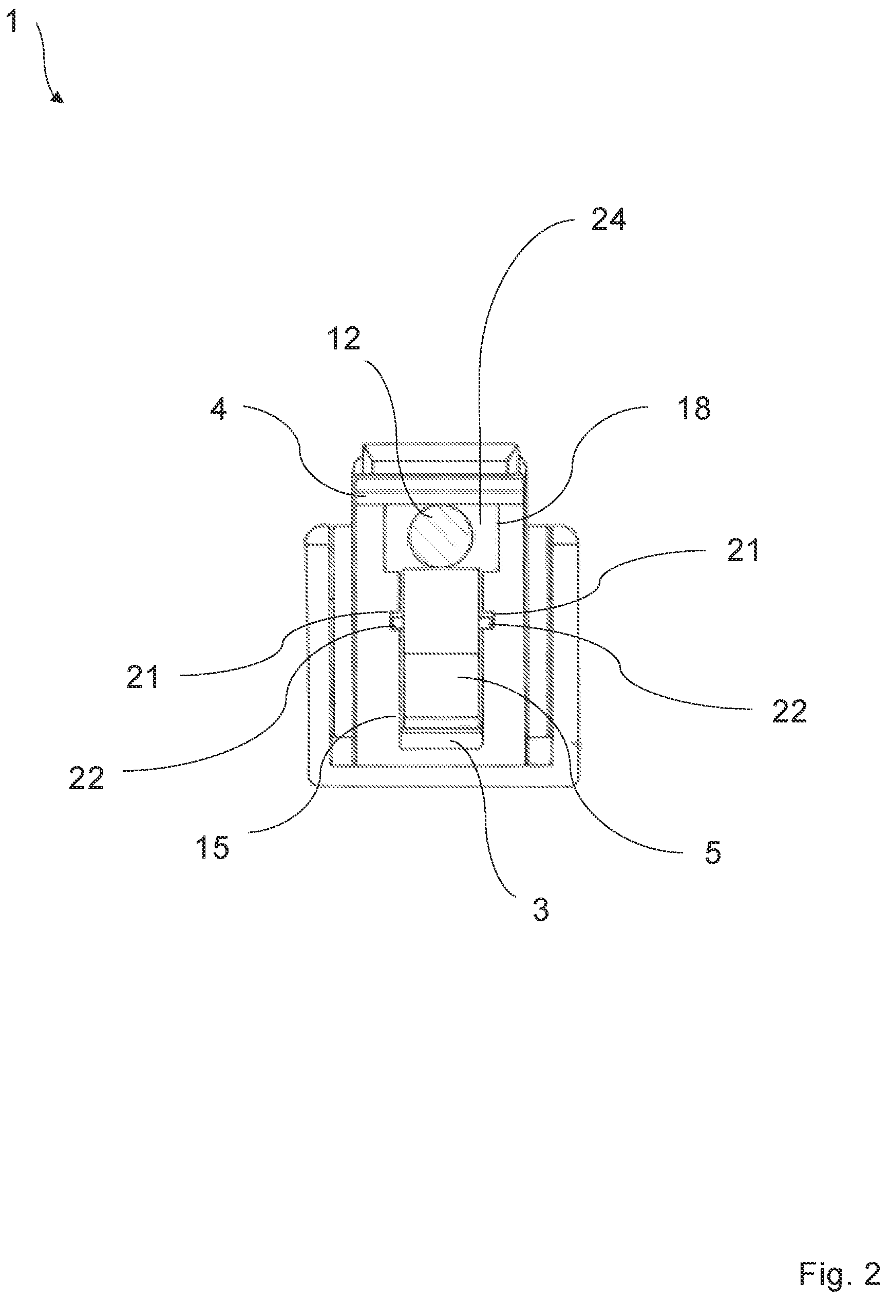 Patent US11777233 Figure 2 – Conductor connection terminal