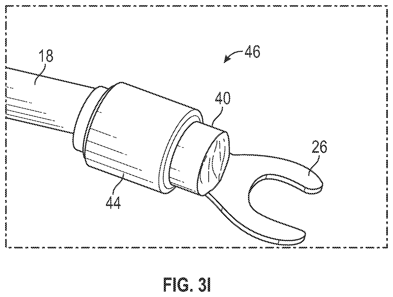 Patent US11777234 Figure 6 – Outdoor electrical box cord and method of making an outdoor electrical box cord