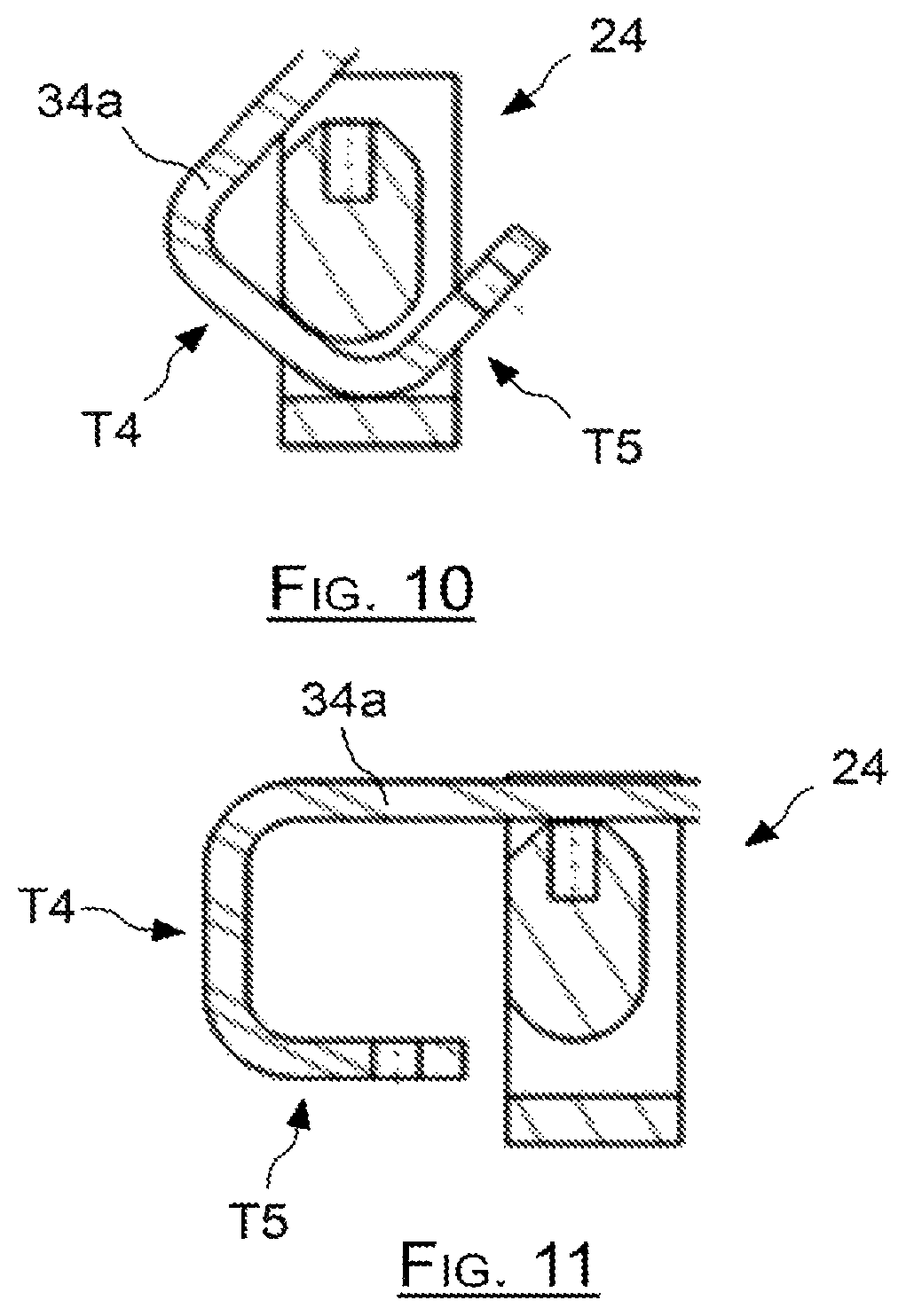 Patent US11777235 Figure 5 – Electrical distribution module comprising pedestals jointly supporting power bars and power components