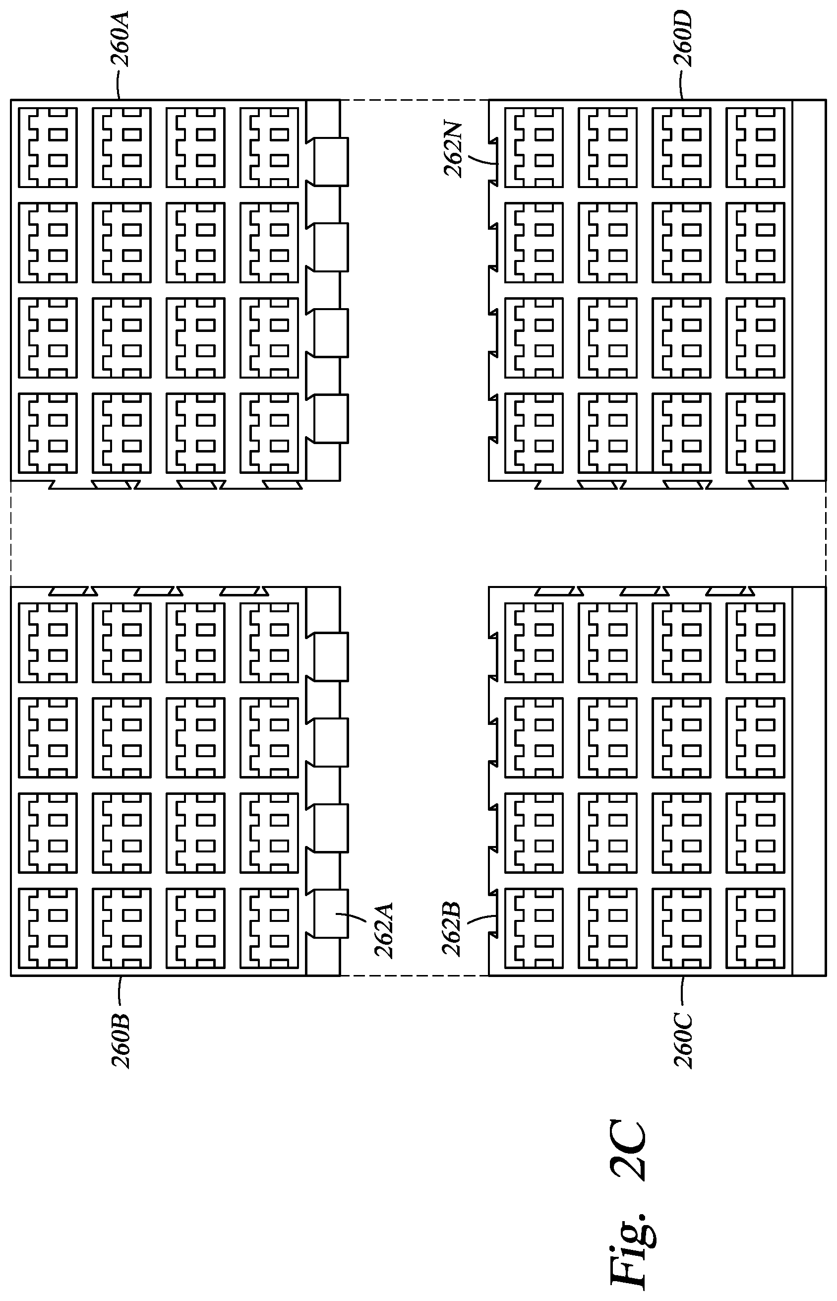 Patent US11777239 Figure 5 – Twinaxial cable port structure coupled to an integrated circuit socket