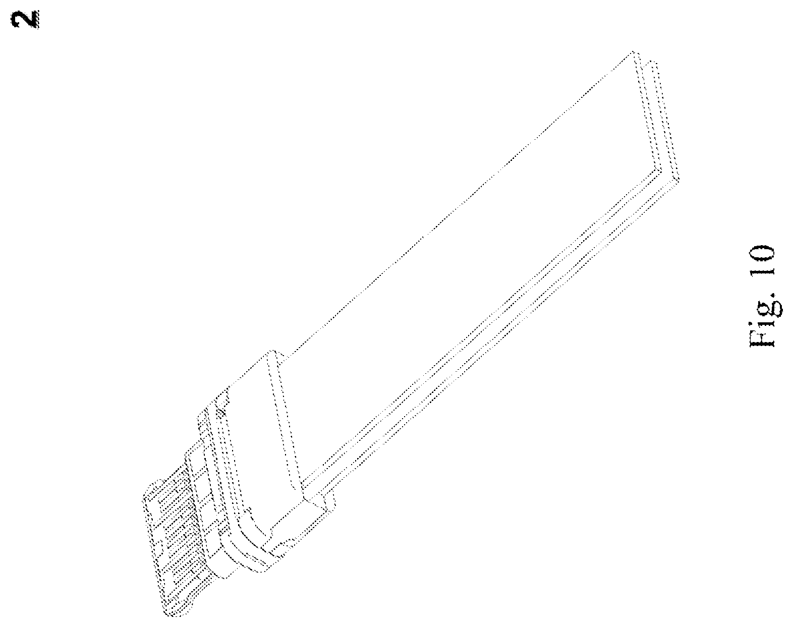 Patent US11777240 Figure 11 – Connector assembly directly connected to a flat cable