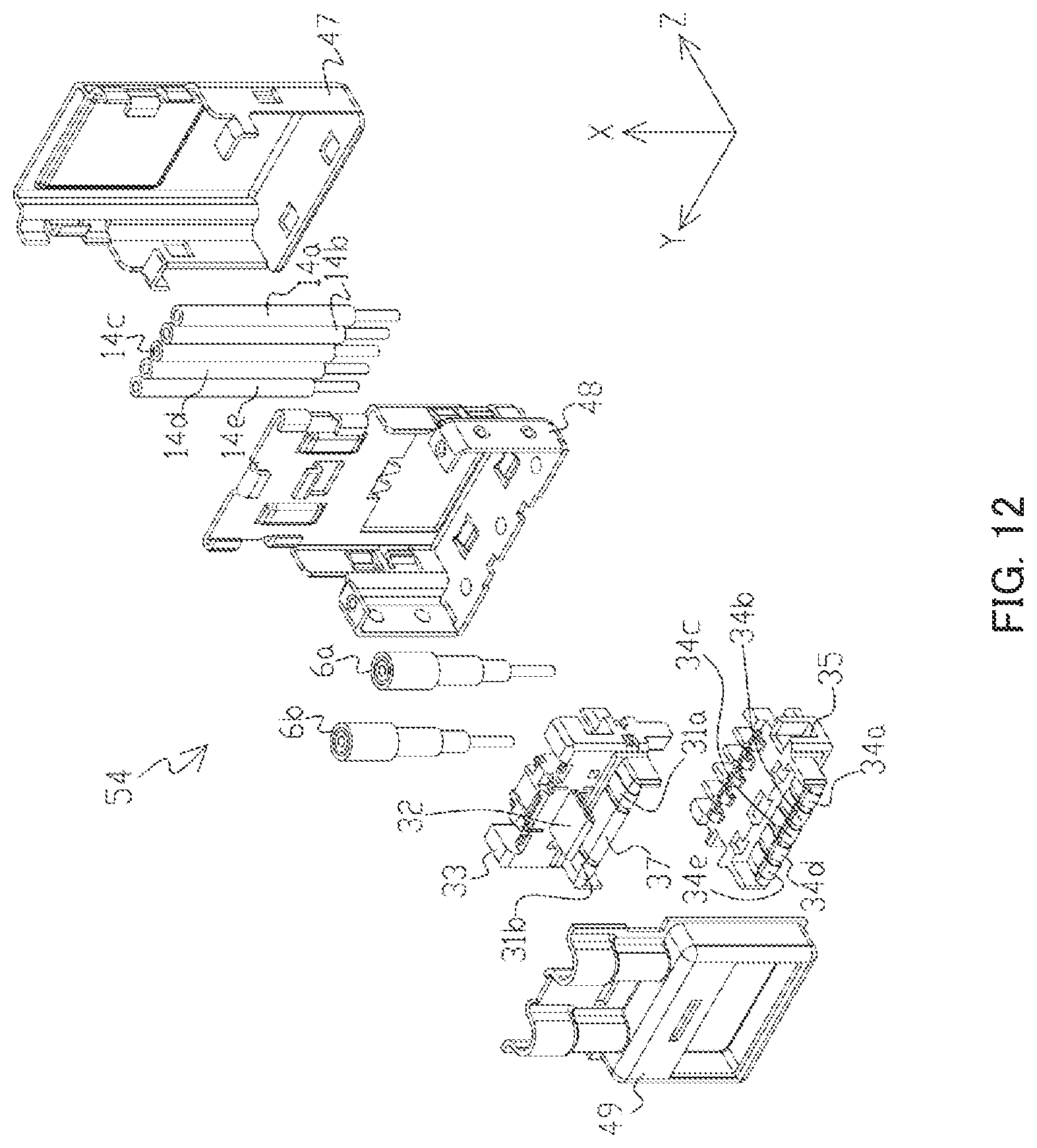 Patent US11777241 Figure 12 – Connector, wiring structure and inter-board connection method