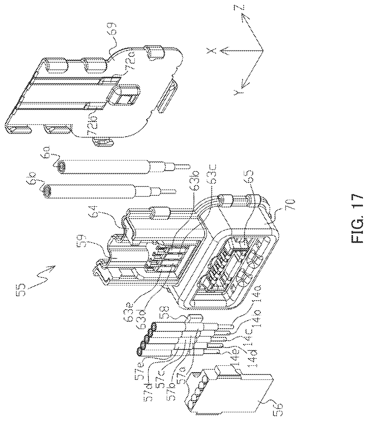 Patent US11777241 Figure 17 – Connector, wiring structure and inter-board connection method